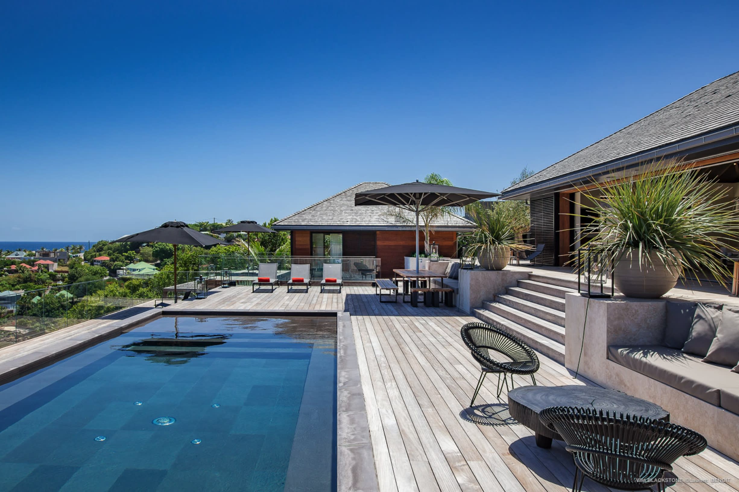 Villa BLACKSTONE – Secluded Luxury with Panoramic Ocean Views — Gustavia — vacation rental