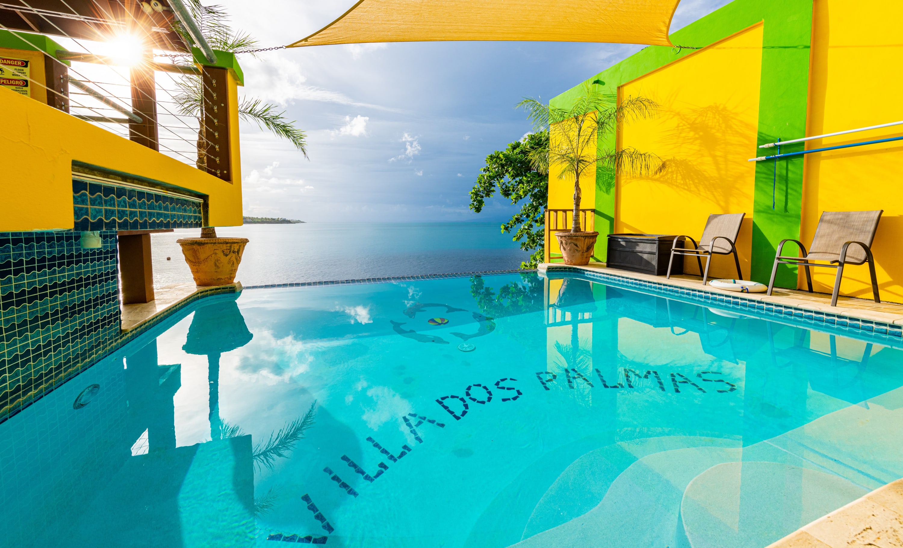 Villa Dos Palmas - Compound - Two Oceanfront Units - Fabulous Pool — Vieques, Vieques — vacation rental