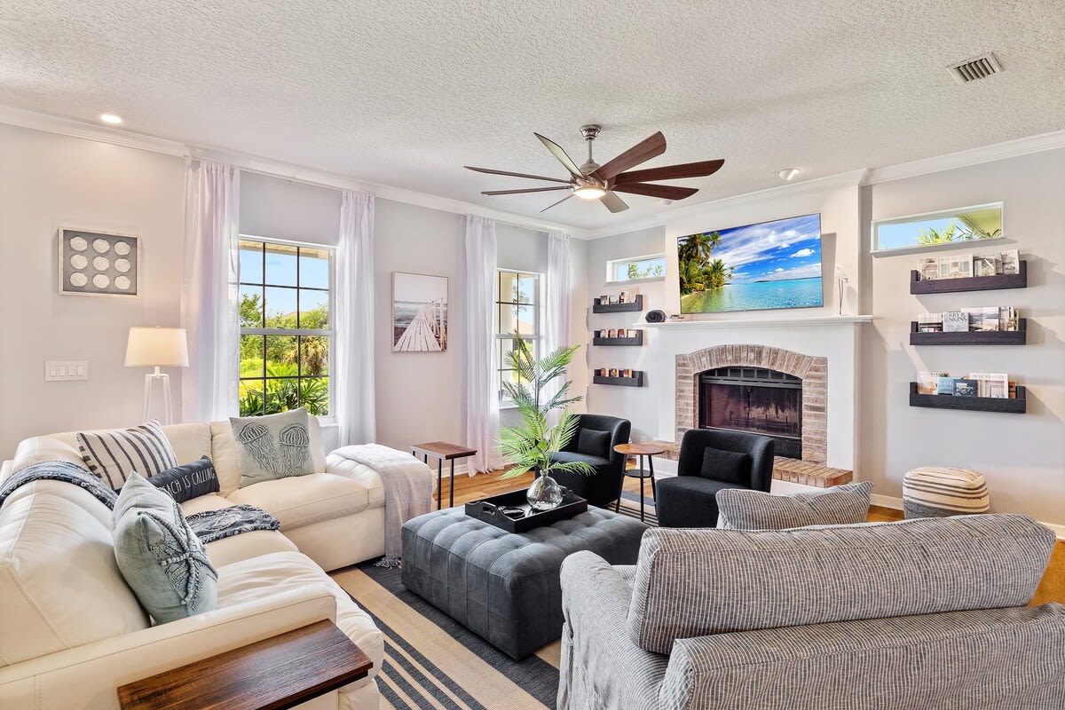 Palm Coast Retreat with Heated Pool and Golf Cart 5