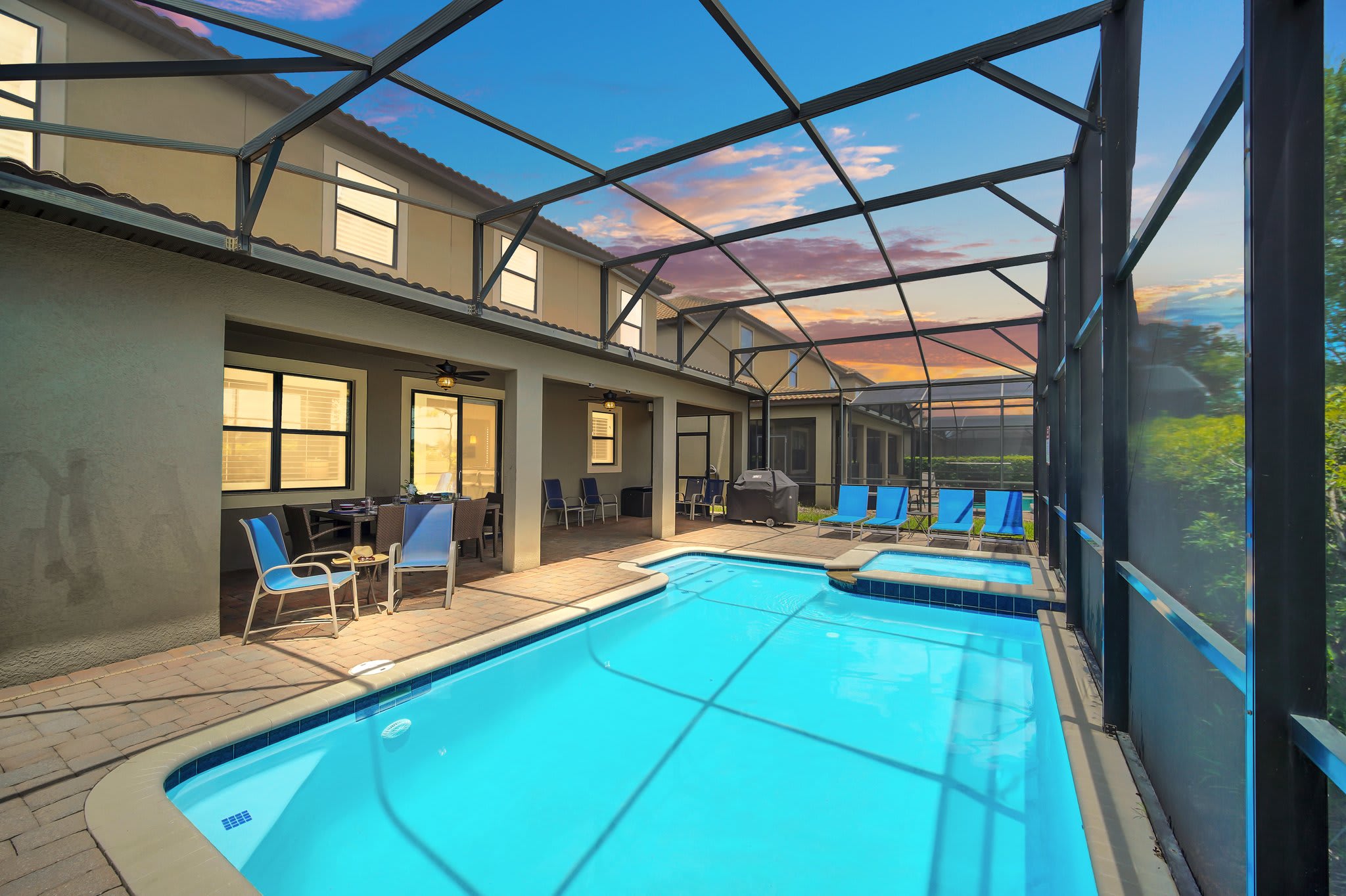 Pool w/Private View! Harry Potter, Mickey Murals. — Four Corners, FL — vacation rental