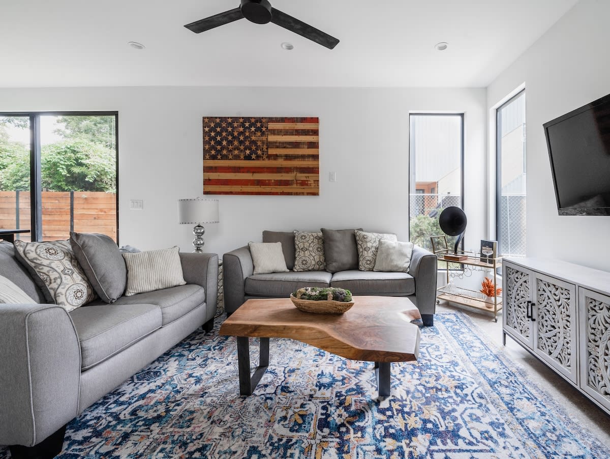 East Austin Modern Bungalow — workspace