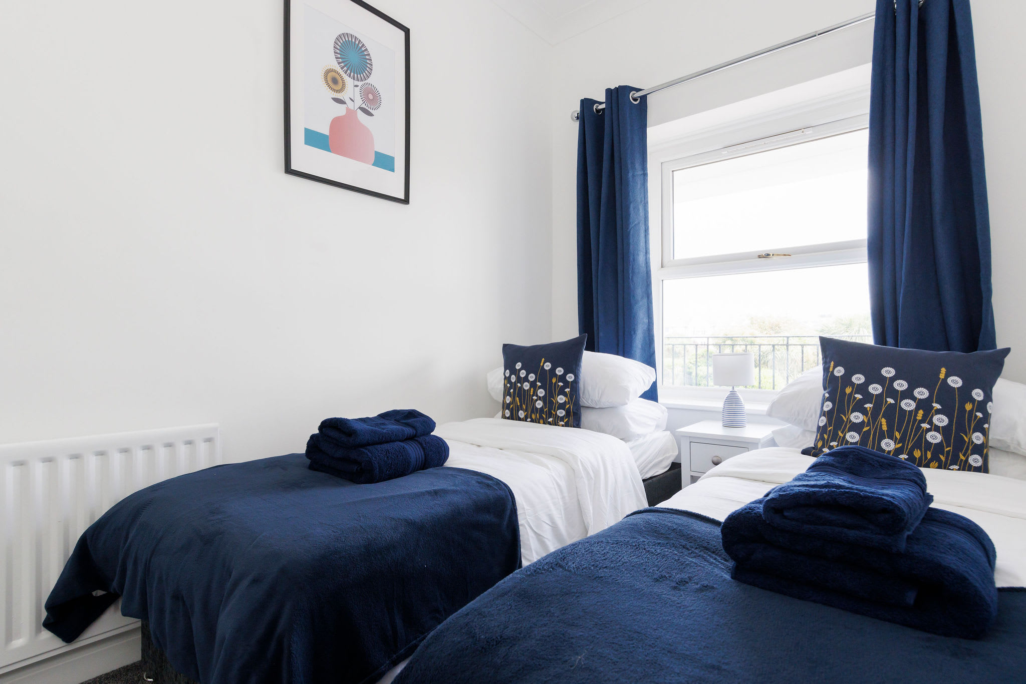 Rooms have quality bedding, pillows and sheets.