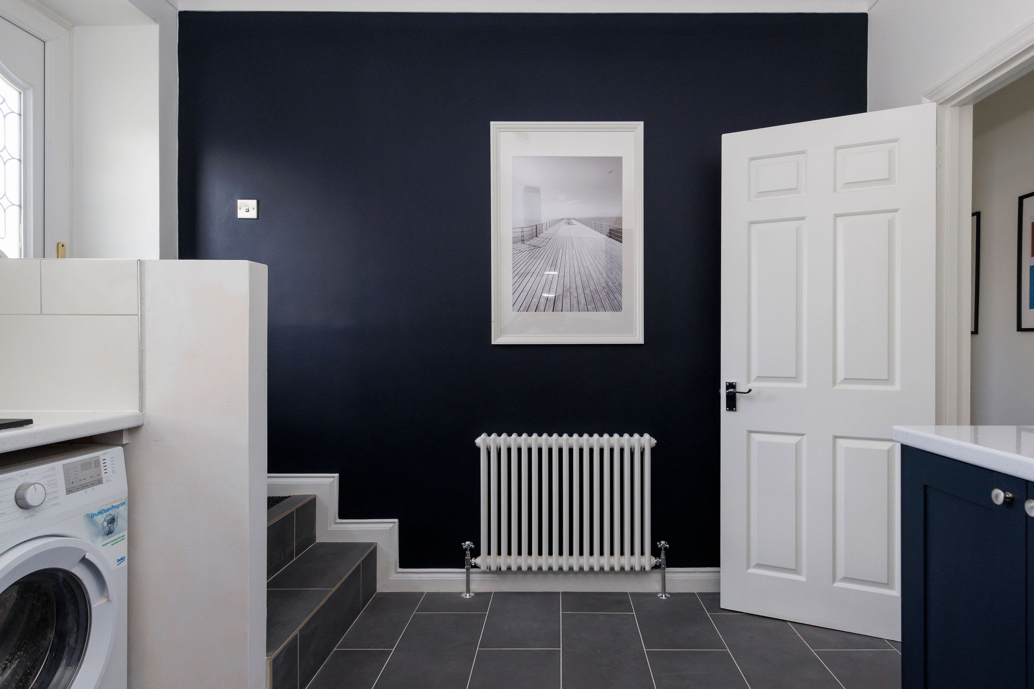 The apartment is newly decorated throughout.