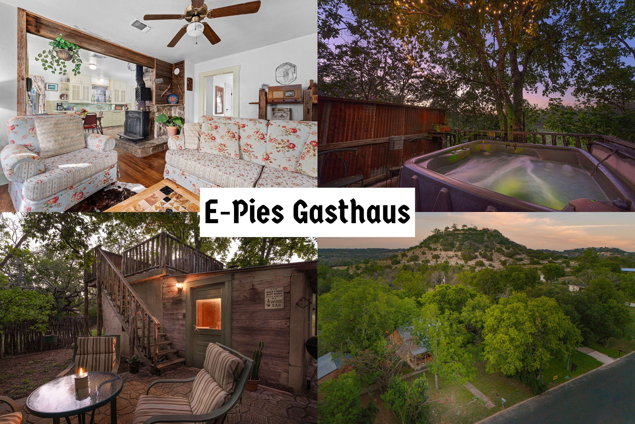 E-Pies Gasthaus - Hot Tub & Near Cross Mountain! — Fredericksburg, TX — vacation rental