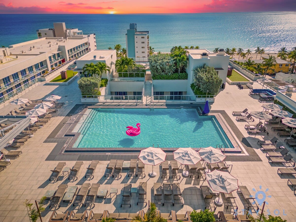 Hollywood Beach+ Gym |  Rooftop Pool  & Balcony - Foto 1