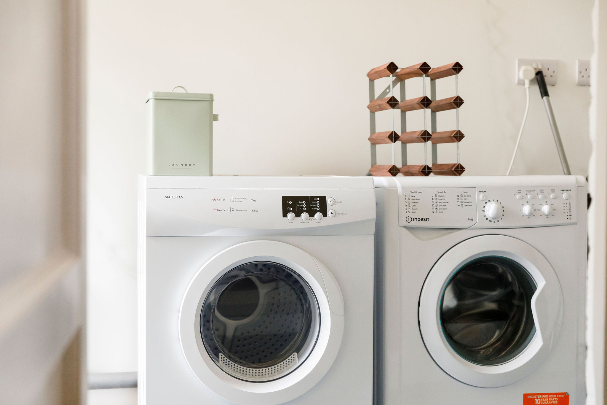 Convenient laundry facilities available for your extended stays