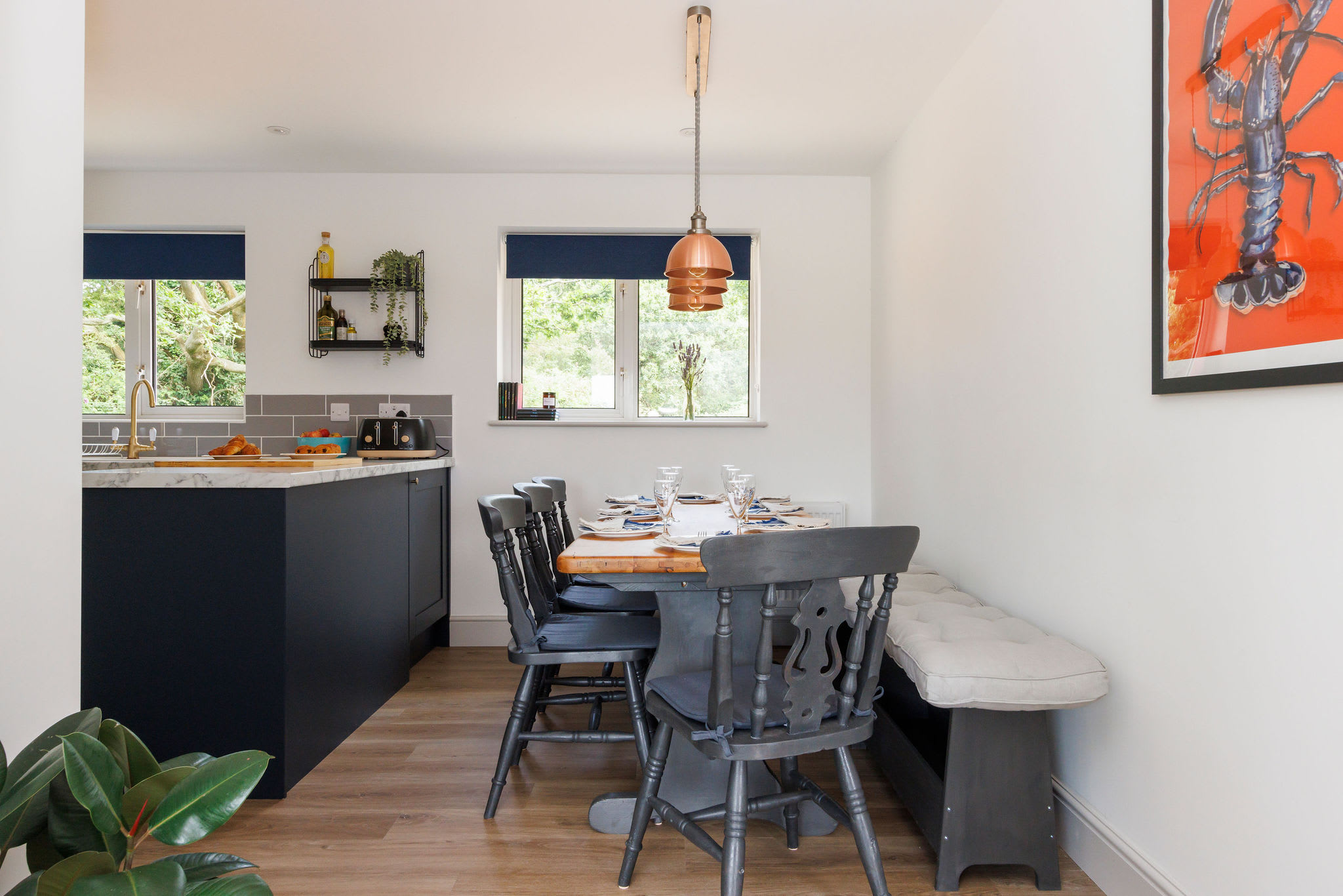 Enjoy home-cooked meals in our bright and spacious dining area