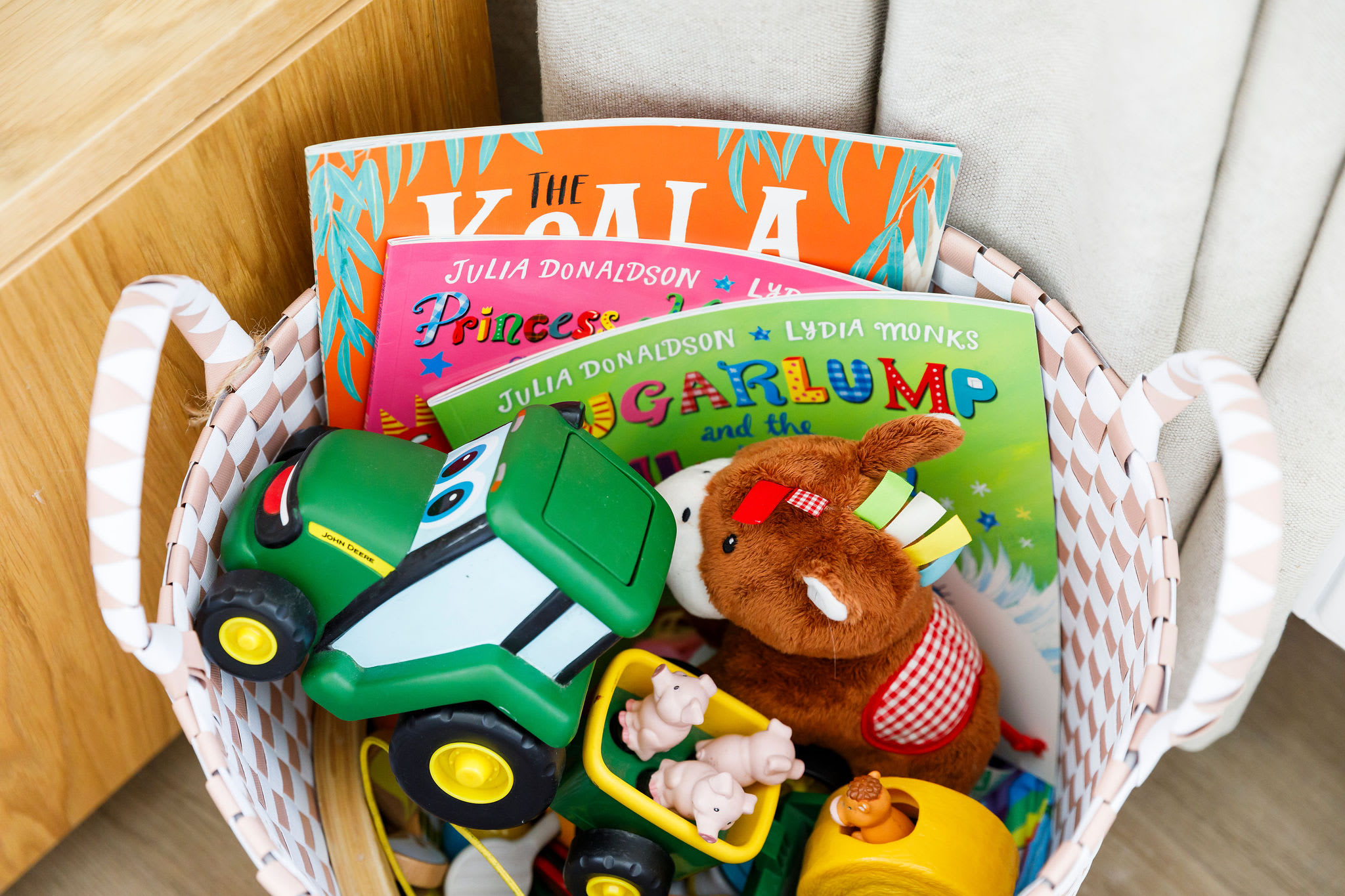 Selection of toys to keep the kids entertained