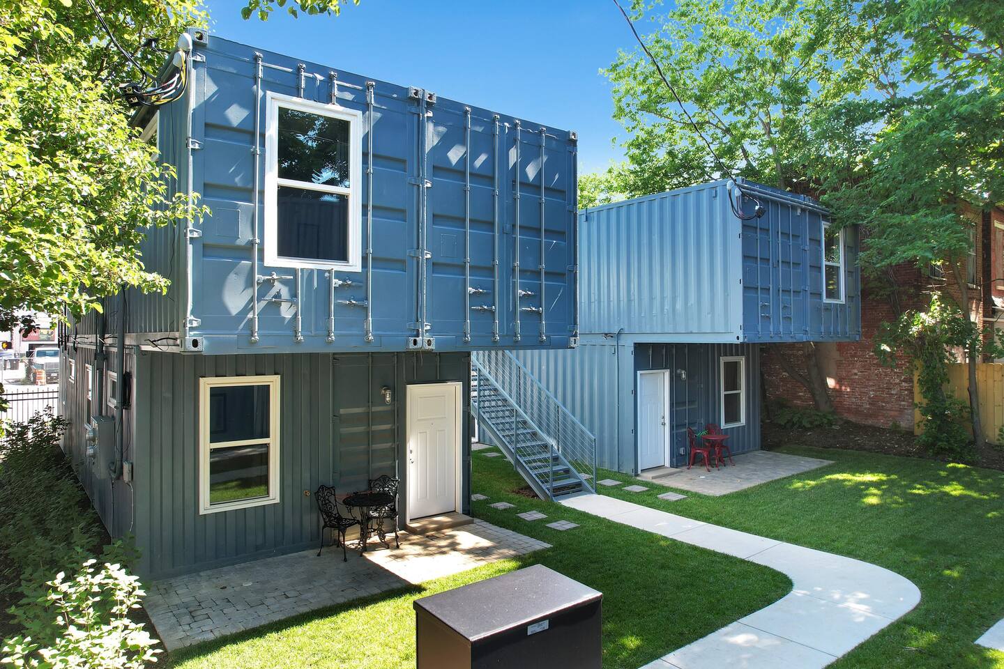 2-Story Shipping Container Retreat: Unit #1 & #2 - Picture 1