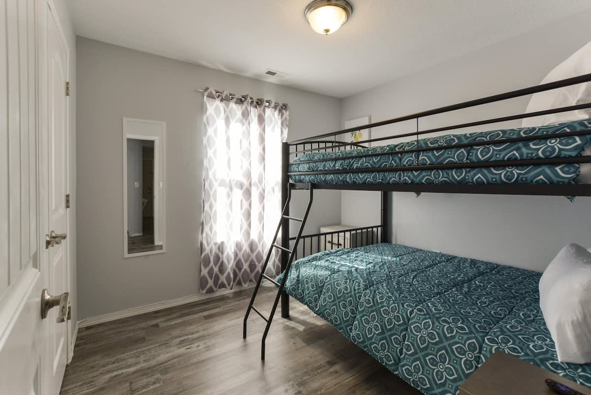 Full over full size bunk beds