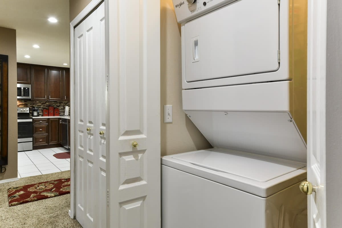 In unit washer and dryer