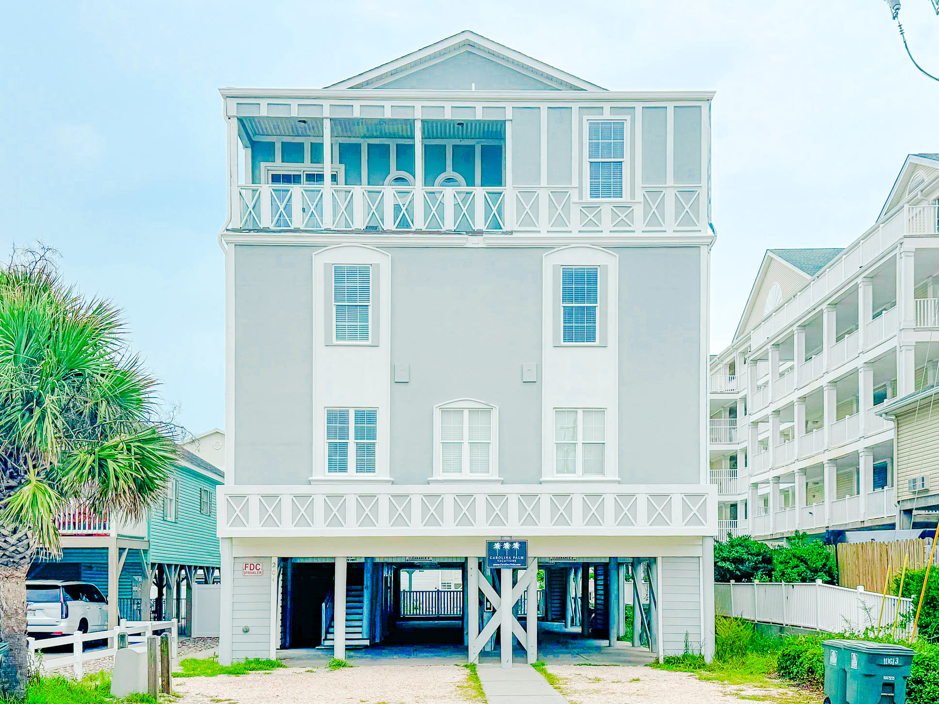 Tropical Cherry Grove Ocean View Beach House w Pool