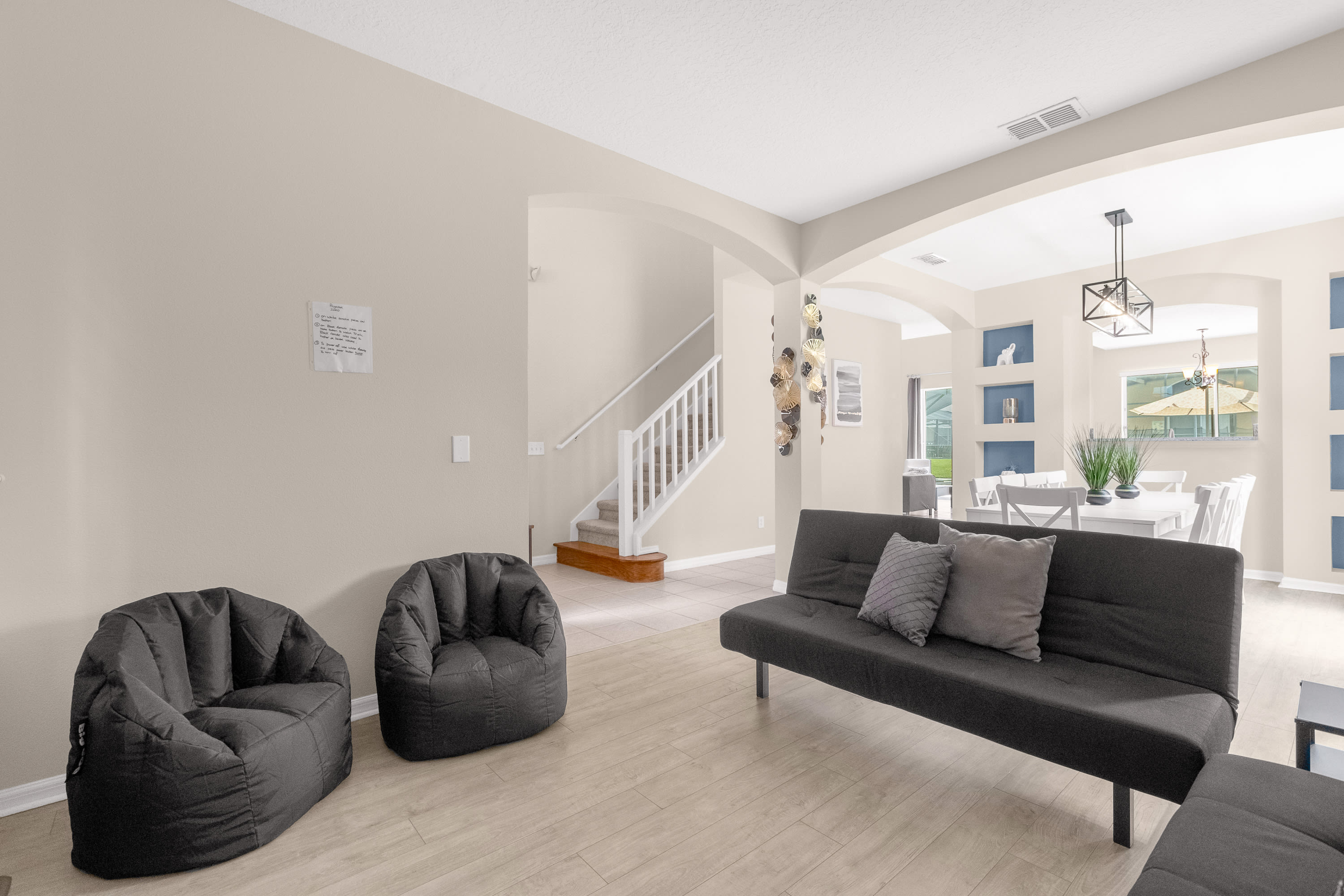 Open Living Space With Modern Furniture And Natural Light