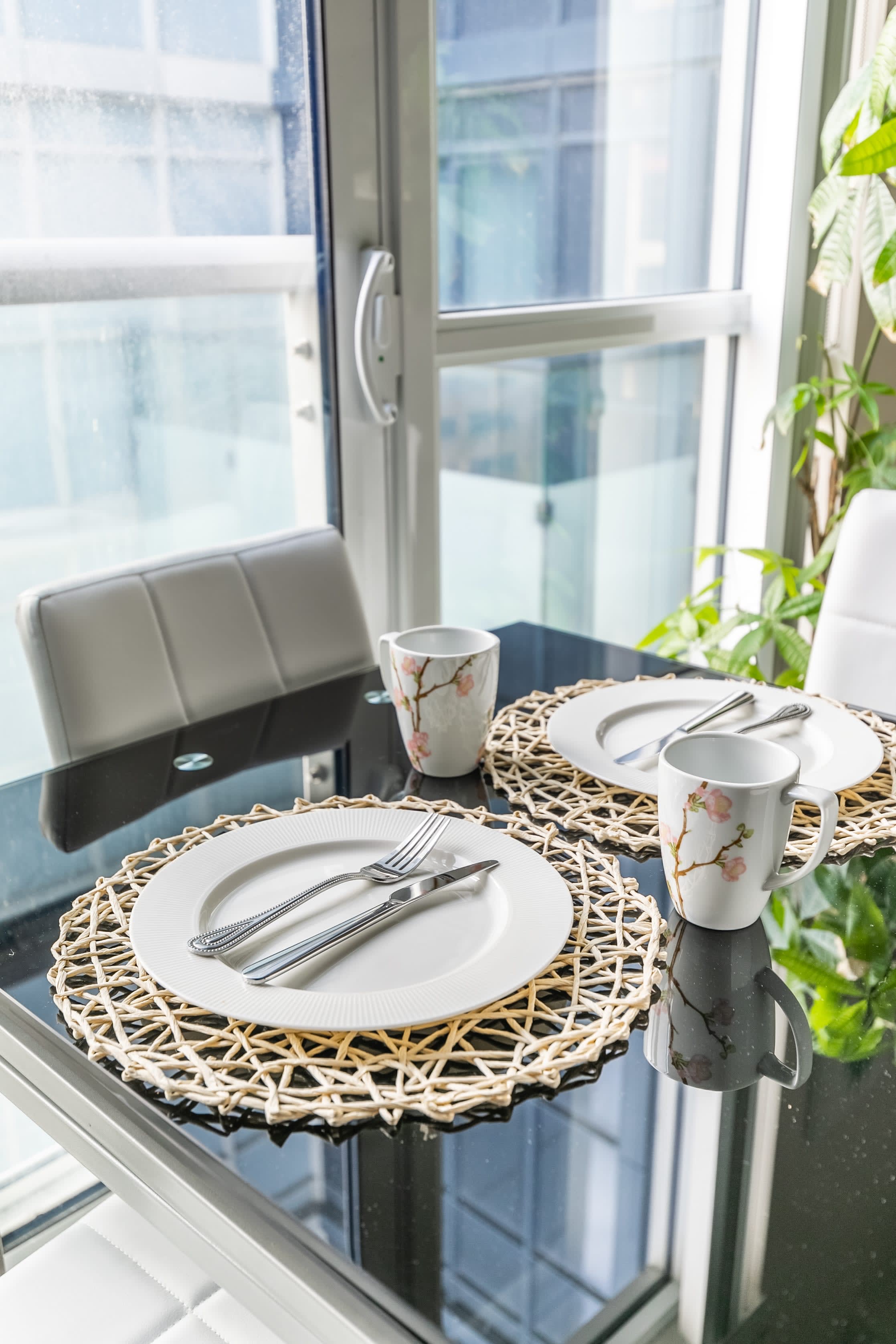 Dining Area with full Dining Set for shared meals