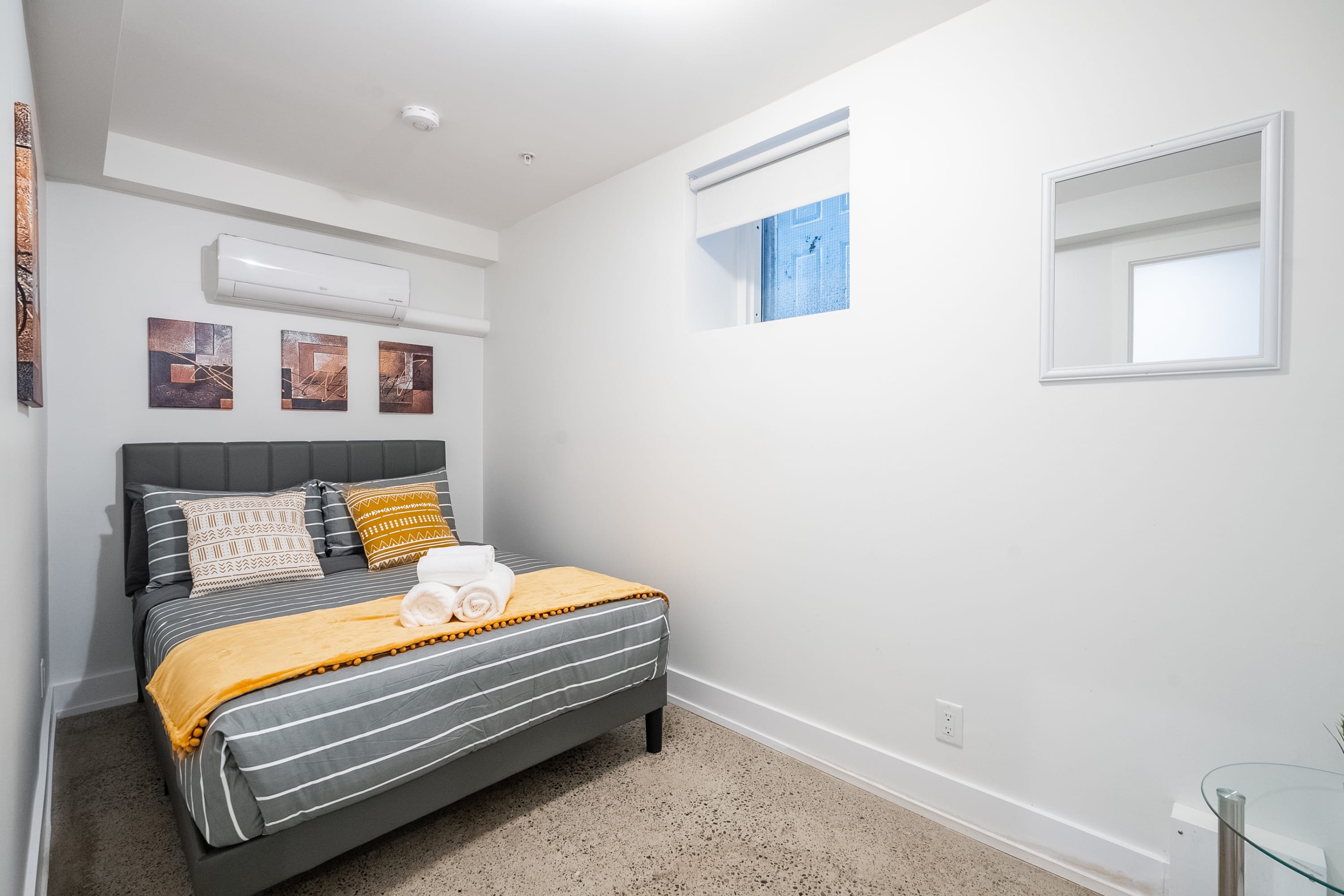 Double bedroom with fresh linens