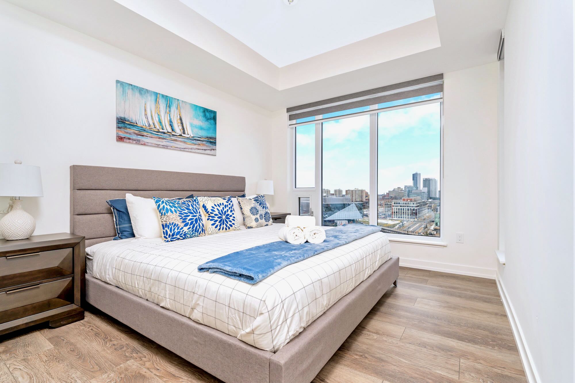 King Bedroom with City Views
