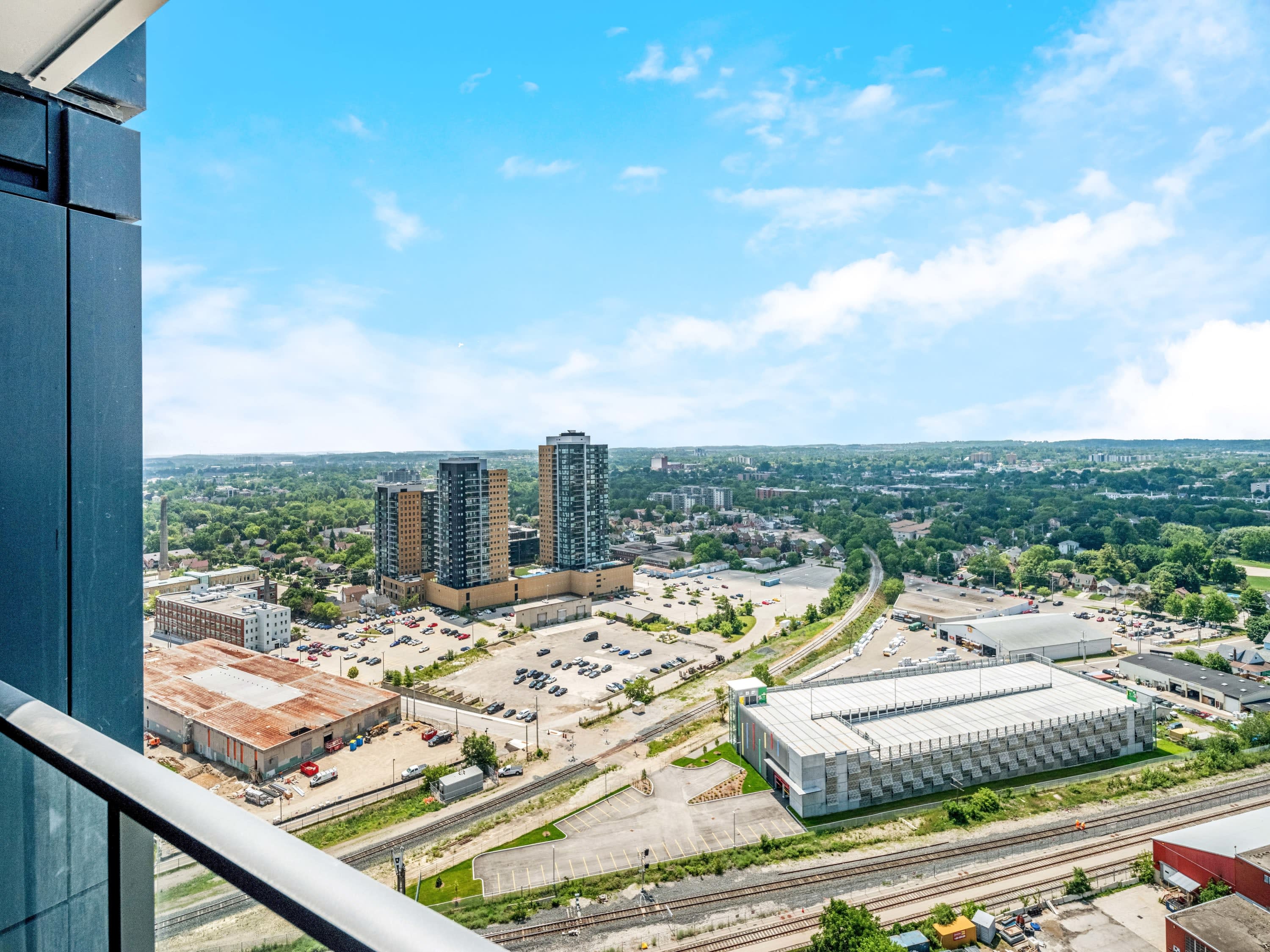 Views of the City from Private Balcony