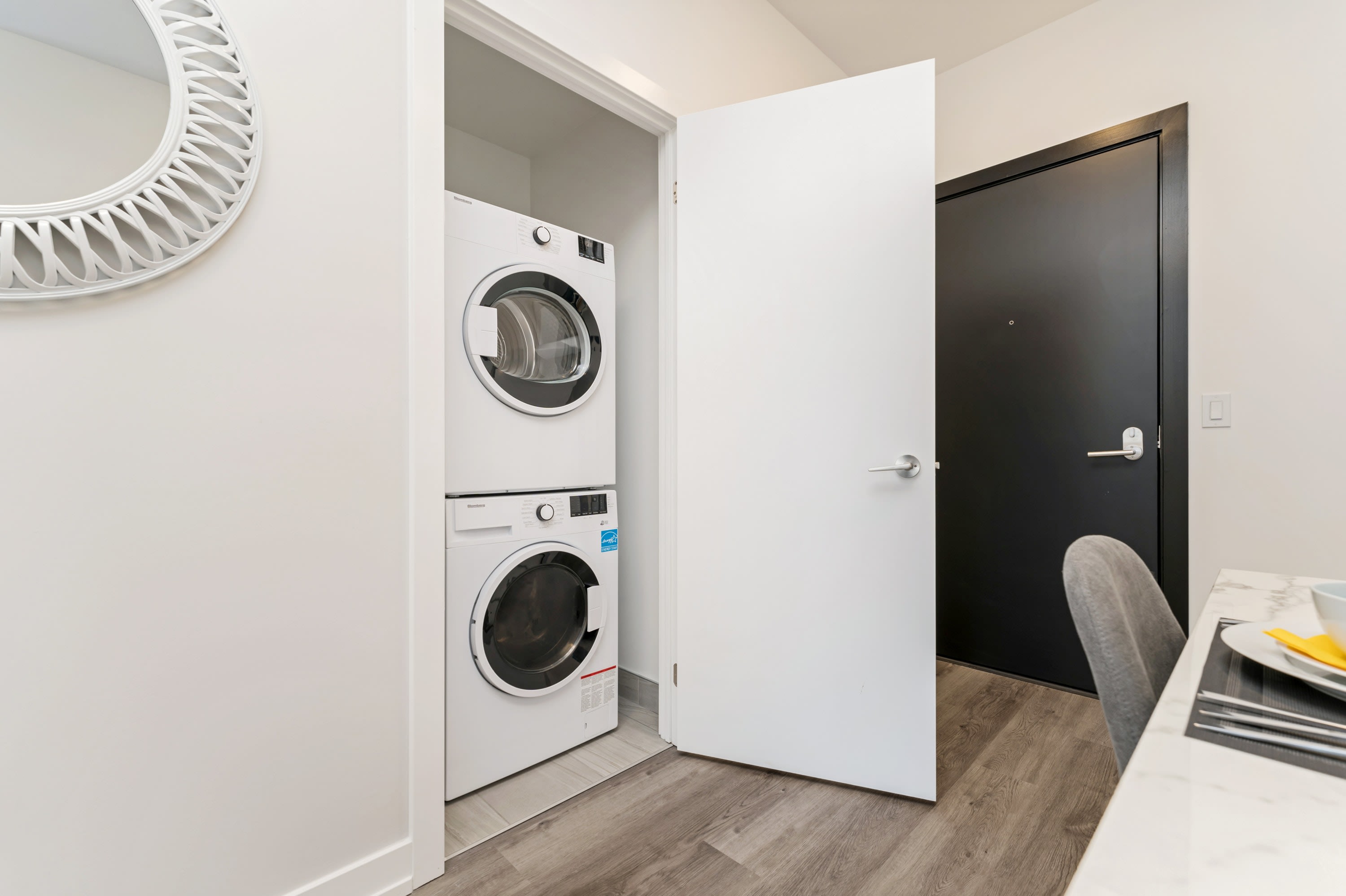 In-Suite Laundry With Washer And Dryer Conveniently Located To Ensure A Hassle-Free Stay