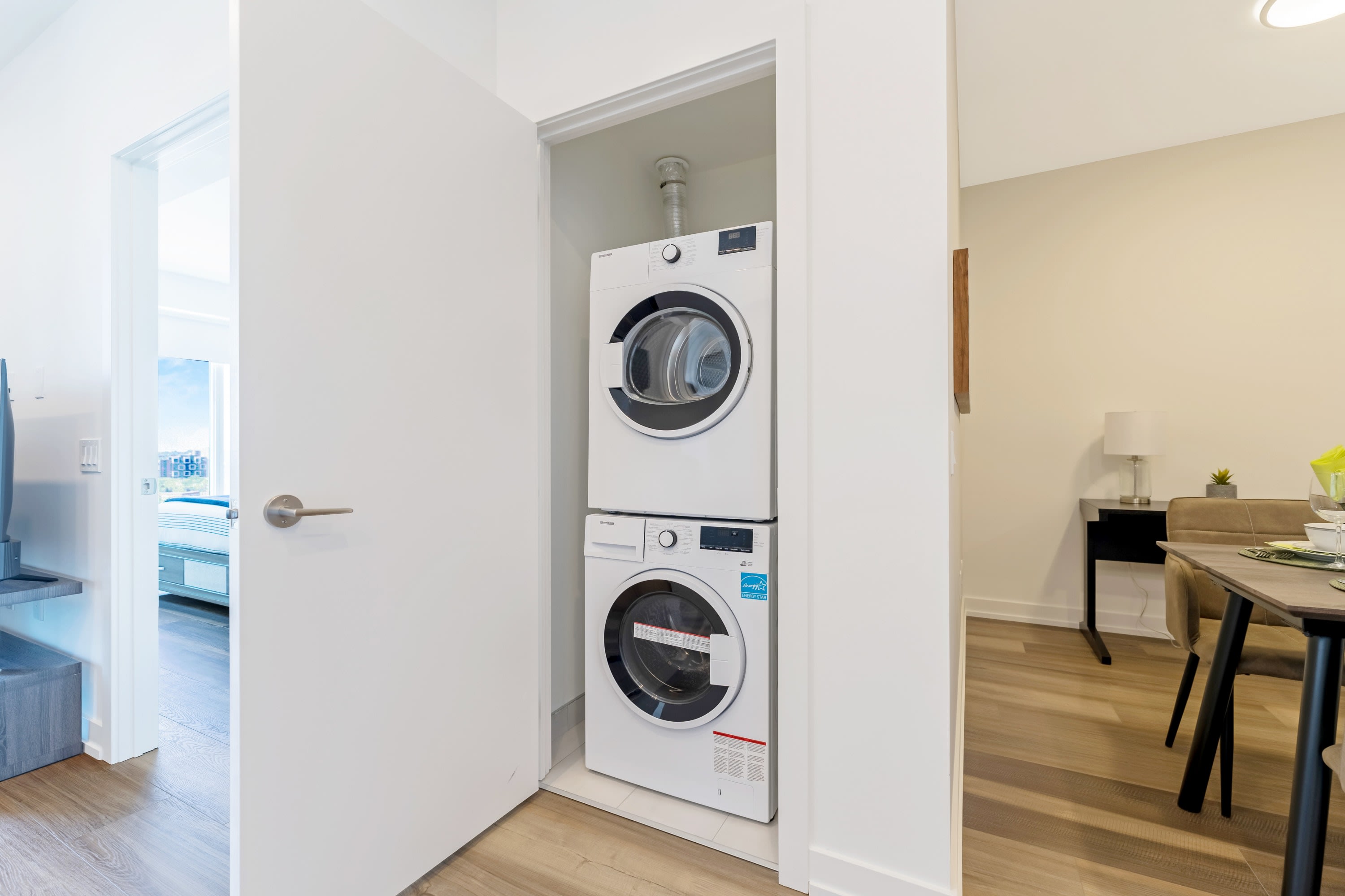 Convenient In Suite Laundry Machines For Added Comfort And Ease During Your Stay