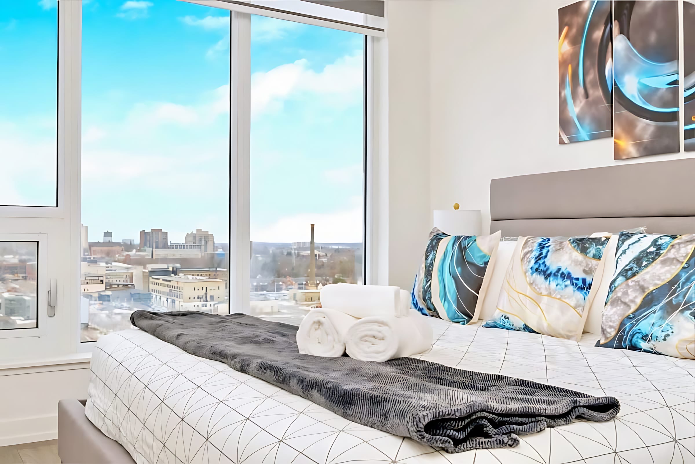 King Bedroom with City Views
