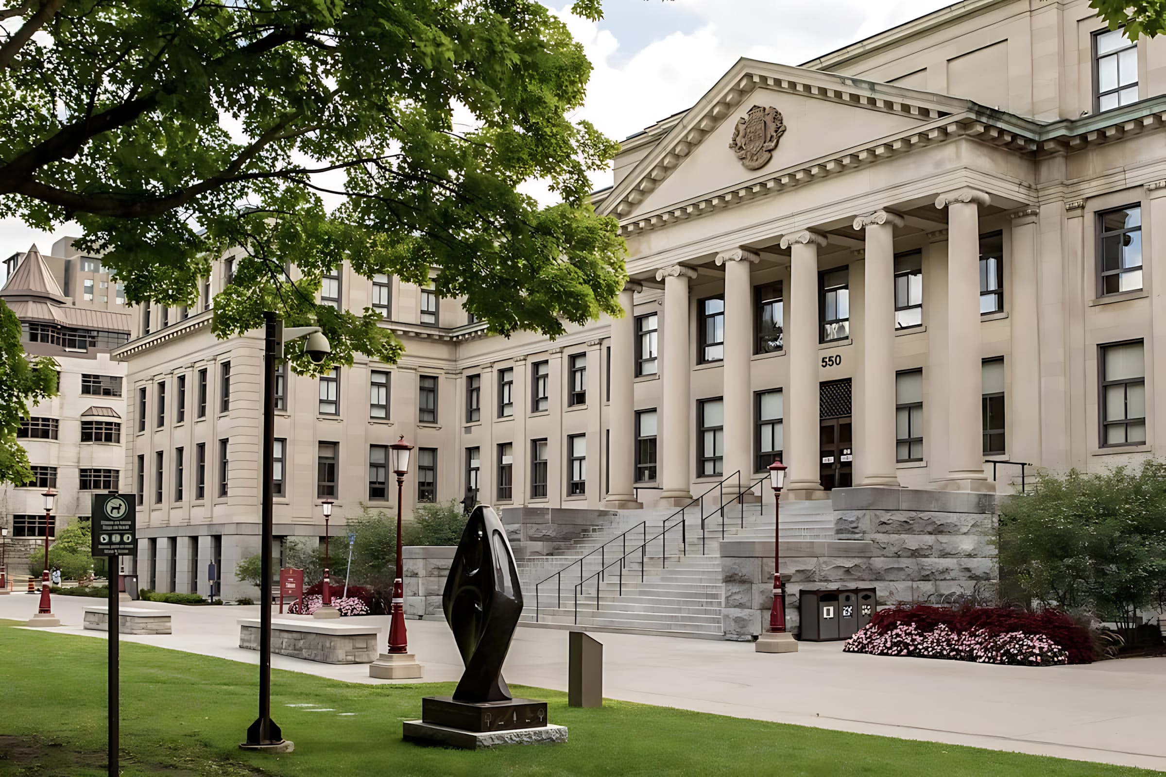 You'll be steps from the University of Ottawa