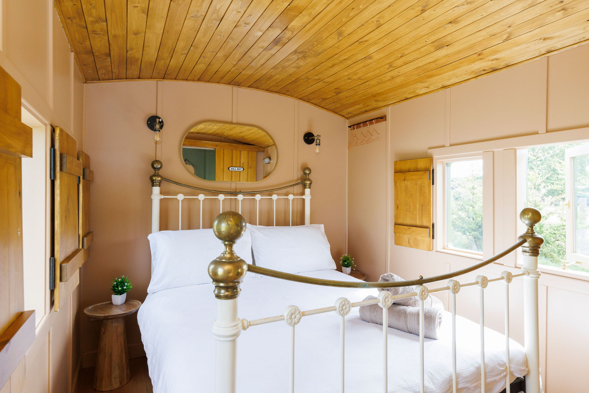 Expect a great night's sleep in one of the two charming bedrooms.
