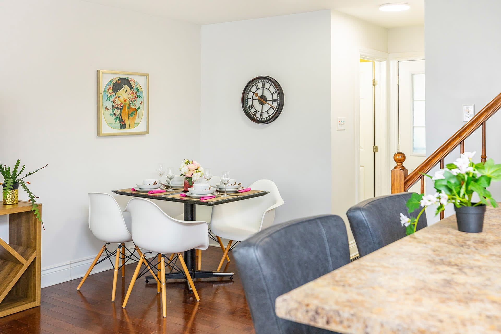 Several Different Dining Seating Options