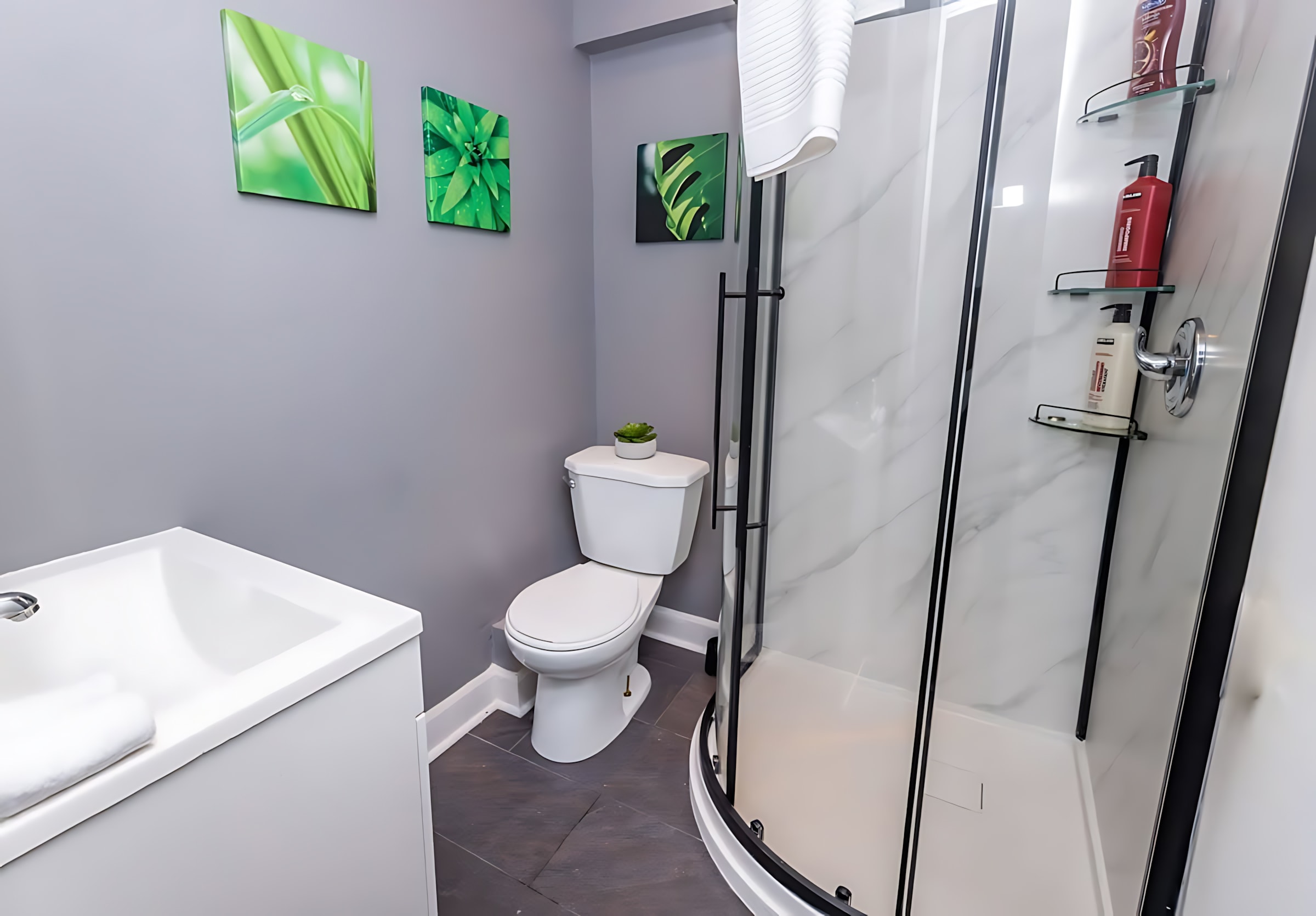 Full Bathroom with Standing Shower