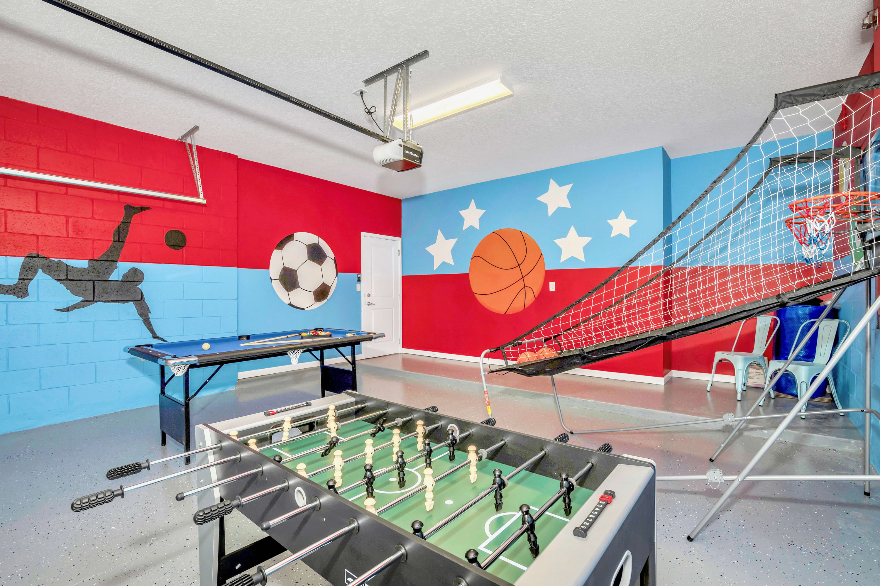 Sports Themed Games Room