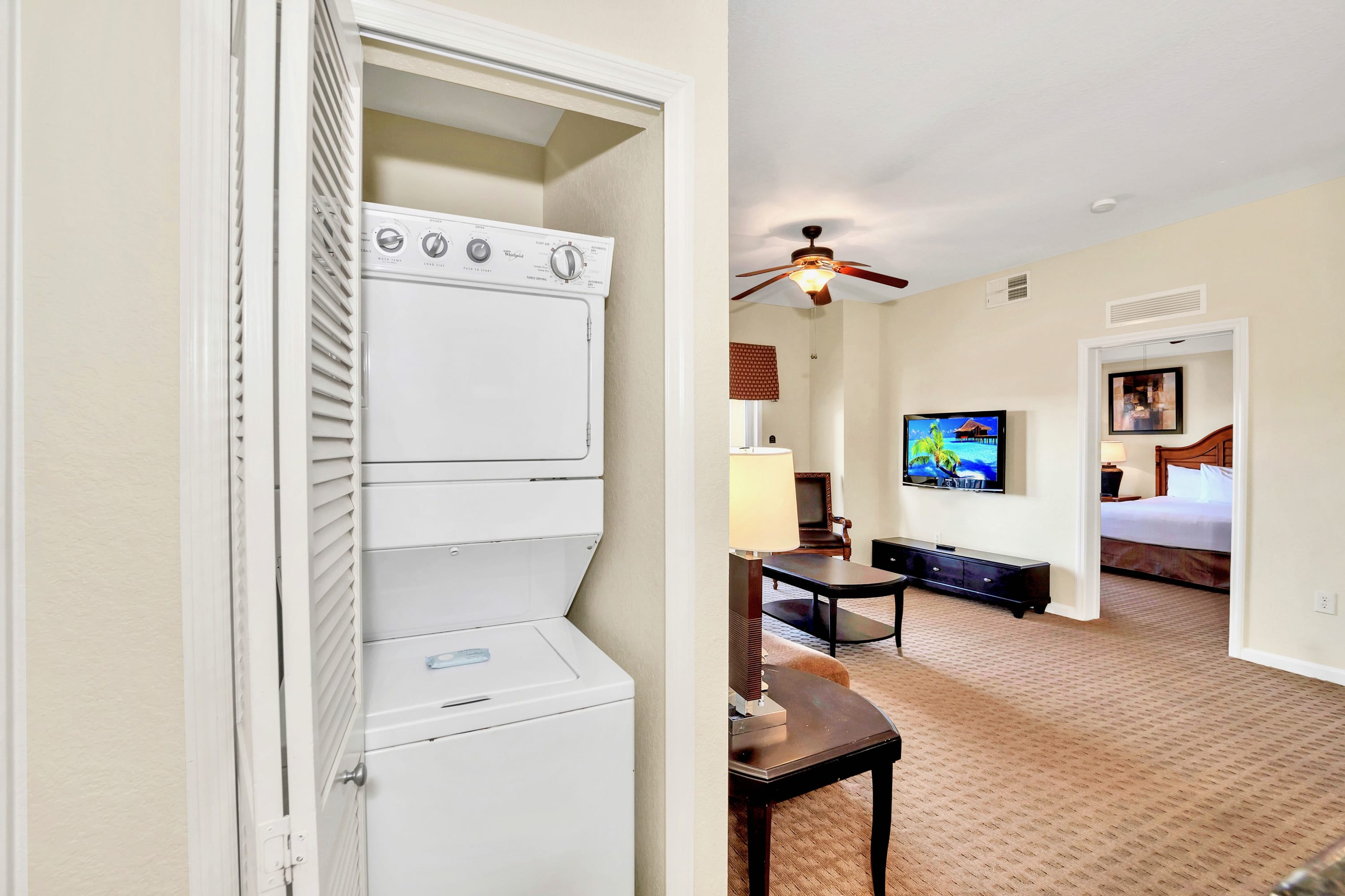 Convenient In-Suite Washer And Dryer For Hassle-Free Laundry
