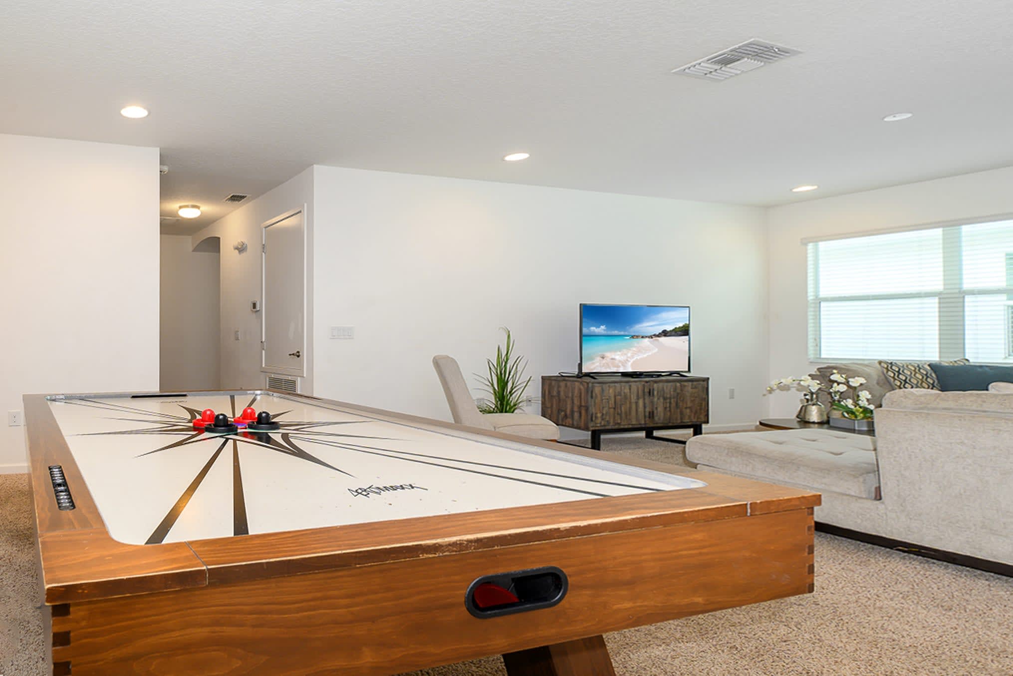 Upstairs Lounge with Air Hockey Game