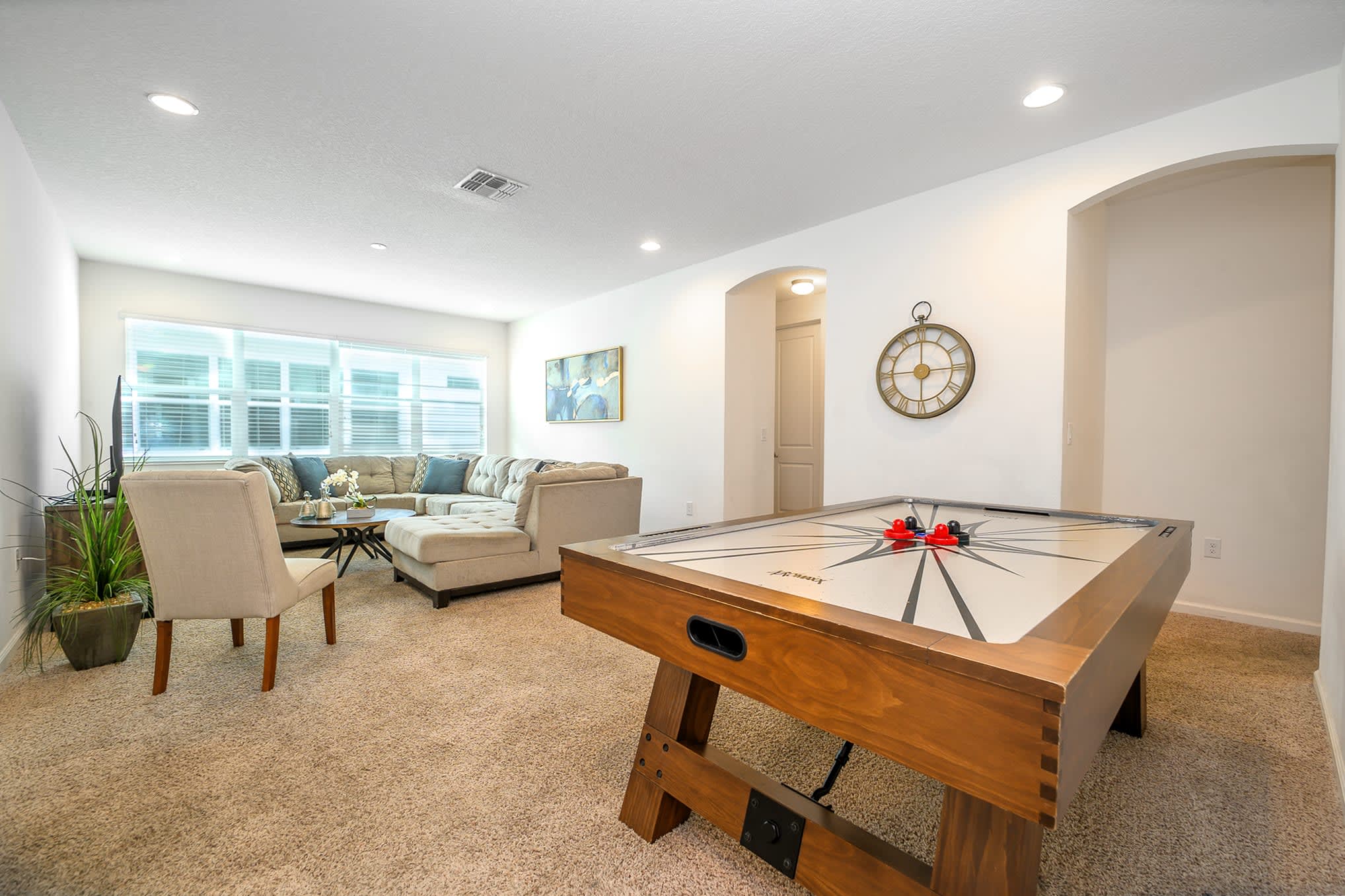 Upstairs Lounge with Air Hockey Game