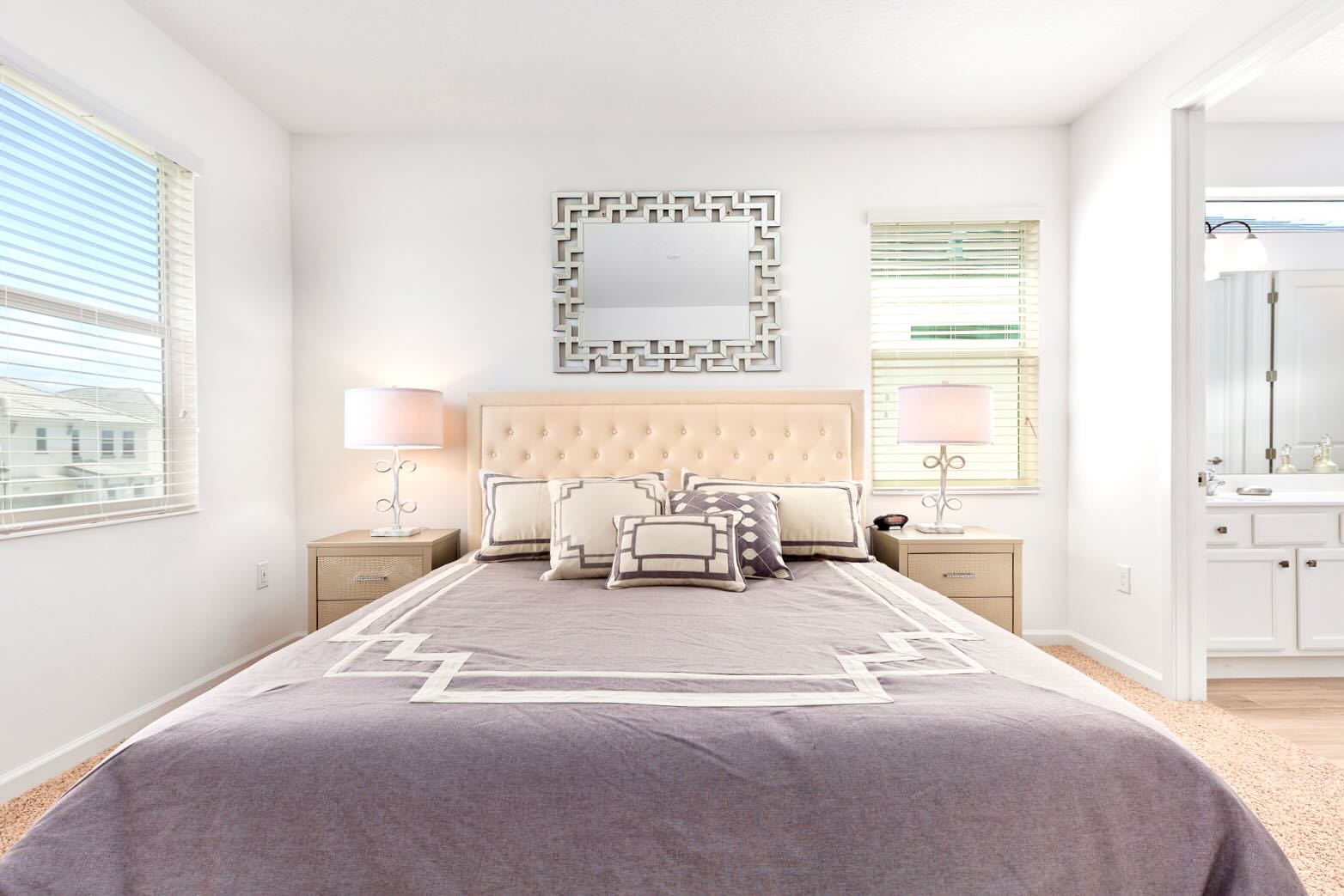 Spacious King Bedroom With Soft Lighting And Contemporary Design