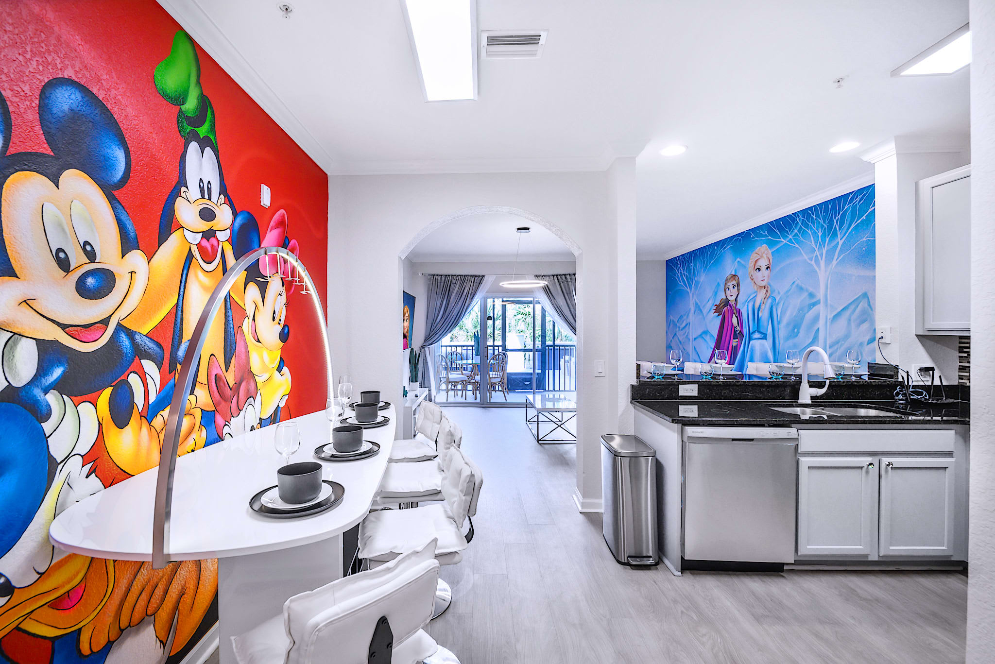 Colourful Disney Murals