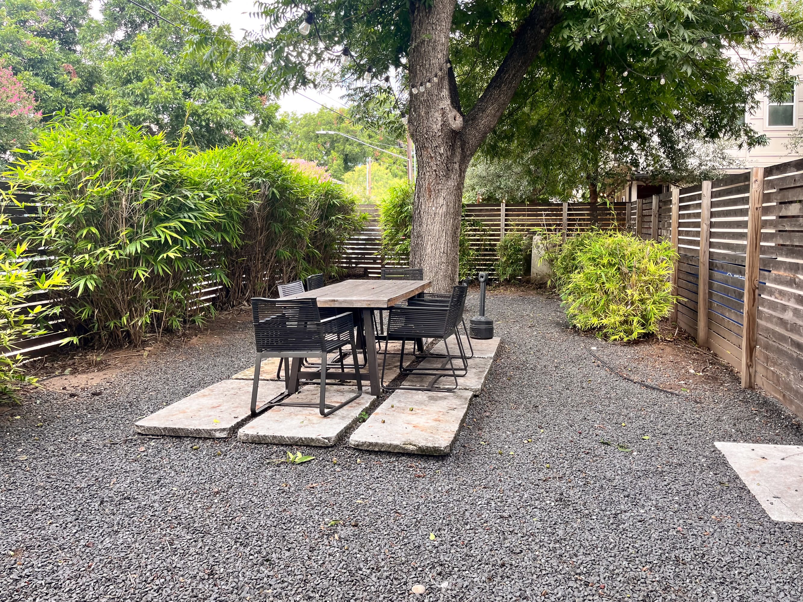 Outdoor Dining Area For Six Guests