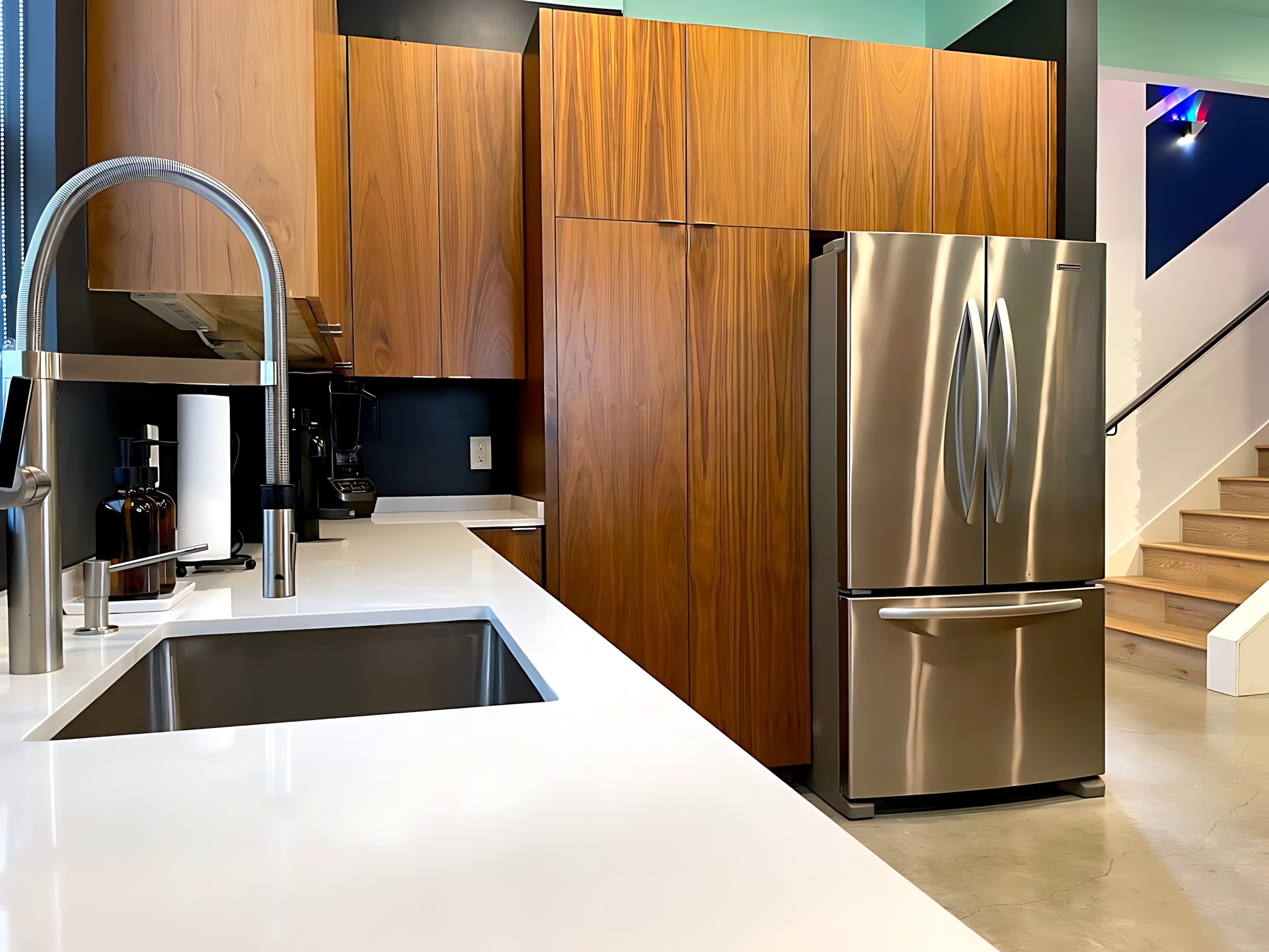 Contemporary Kitchen With Spacious Countertops And Premium Appliances