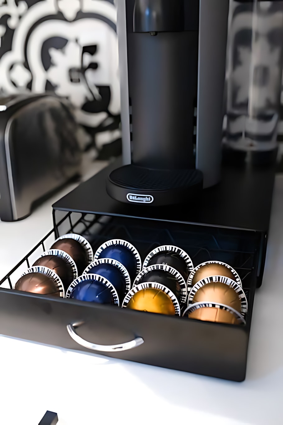 Nespresso Machine With Capsule Drawer