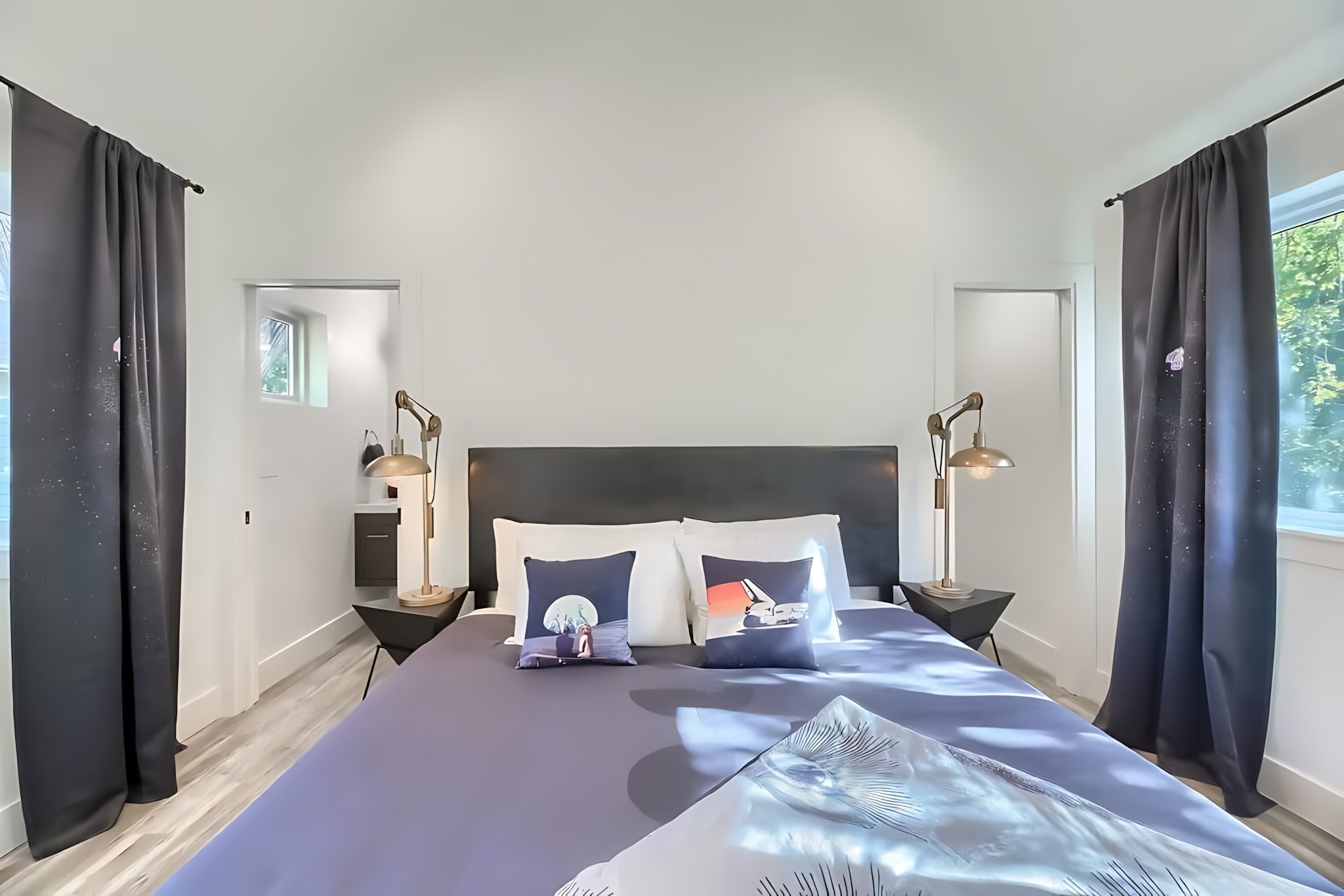 King Suite Bedroom With Natural Light