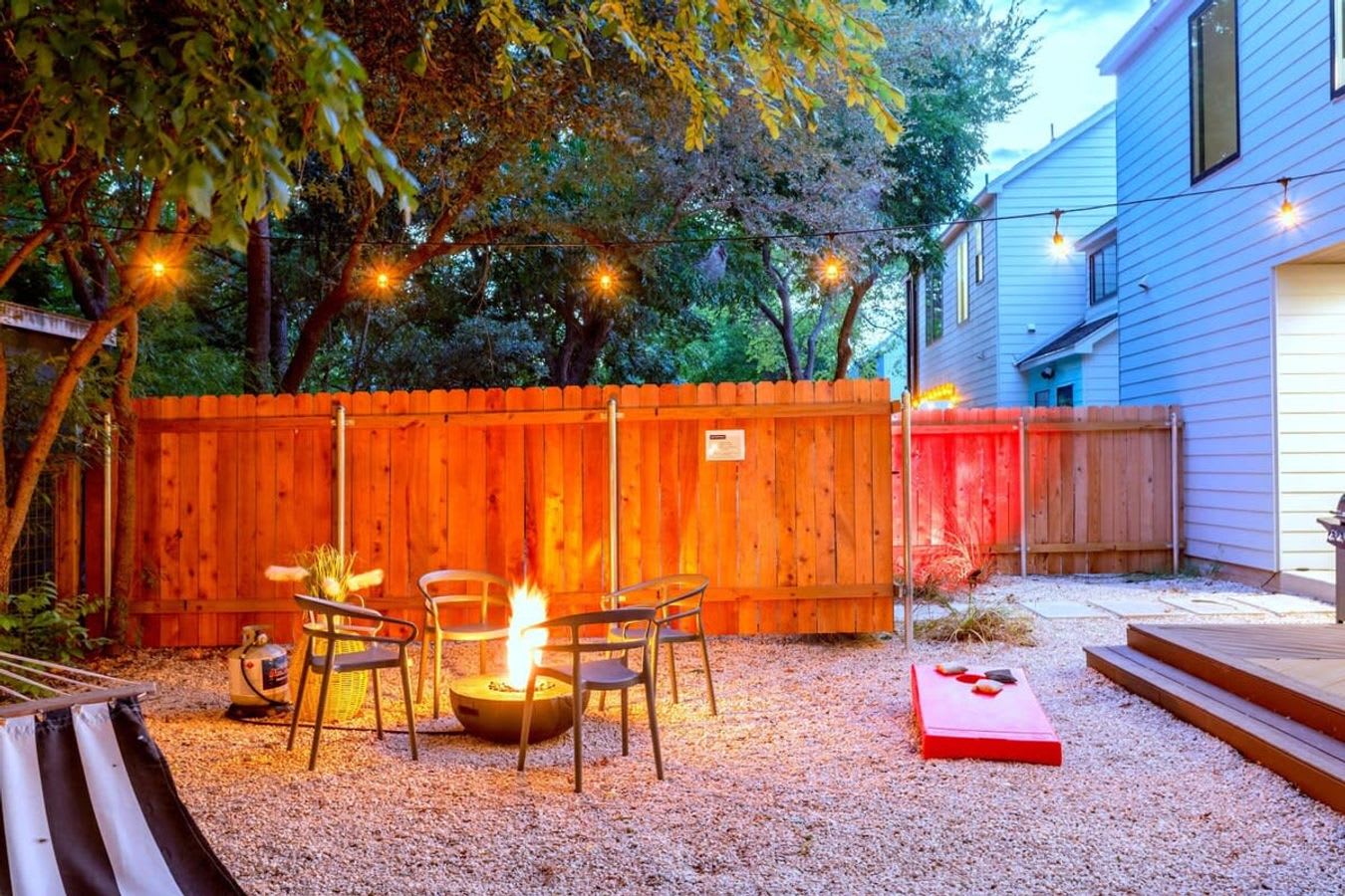 Cozy Fire Pit Area Perfect For Outdoor Evenings