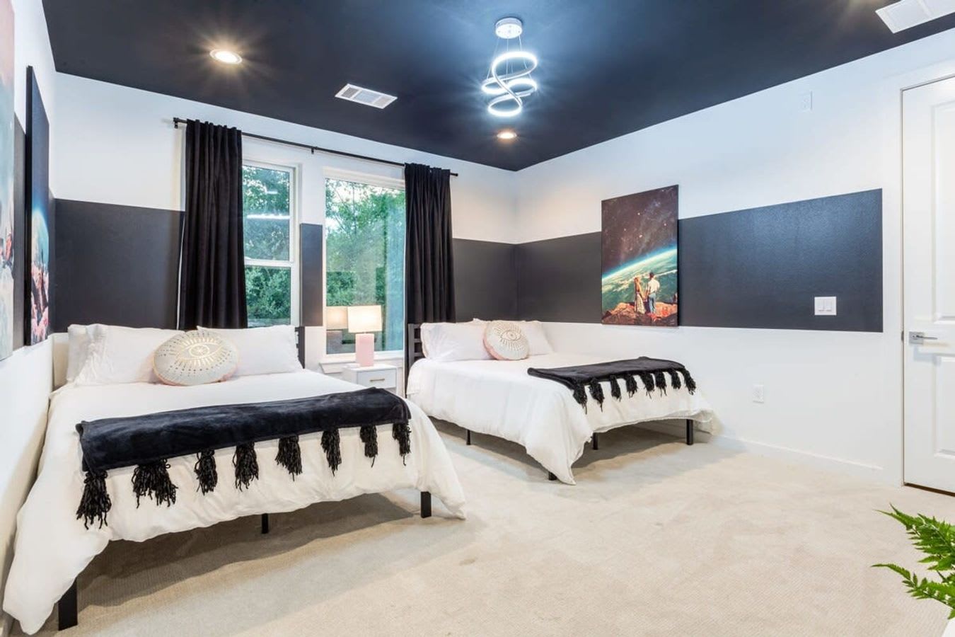 Spacious Room With Two Queen Beds And Modern Design
