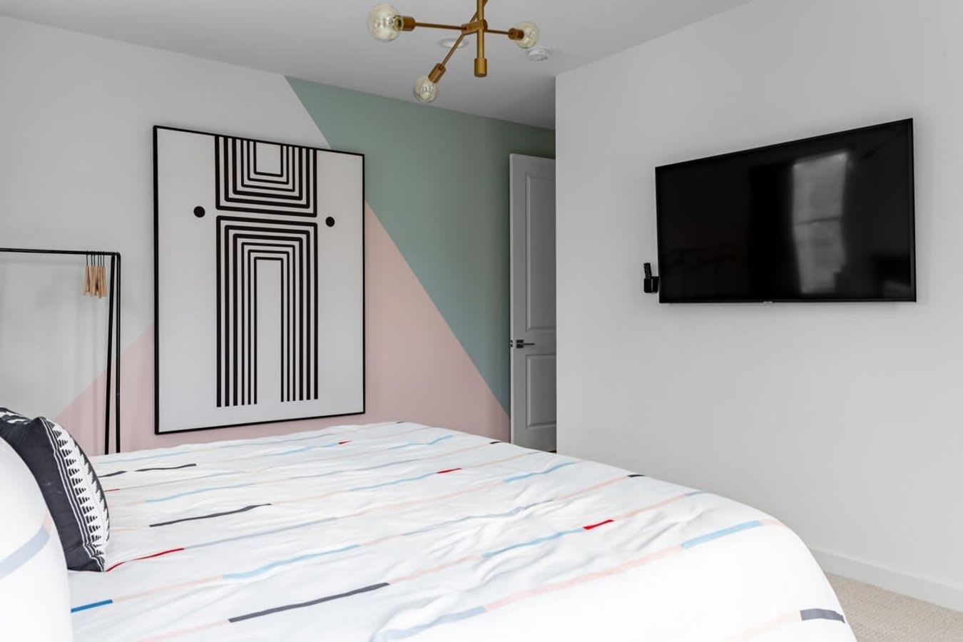 Modern King Bedroom with Ensuite and Smart TV