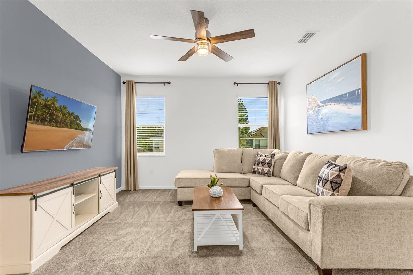 Second TV Lounge with Smart TV with High Speed Internet Service