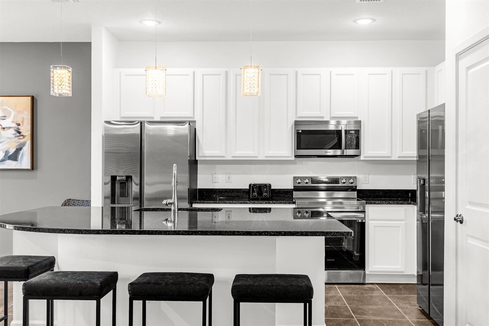 Lots of Cupboard and Countertop Space