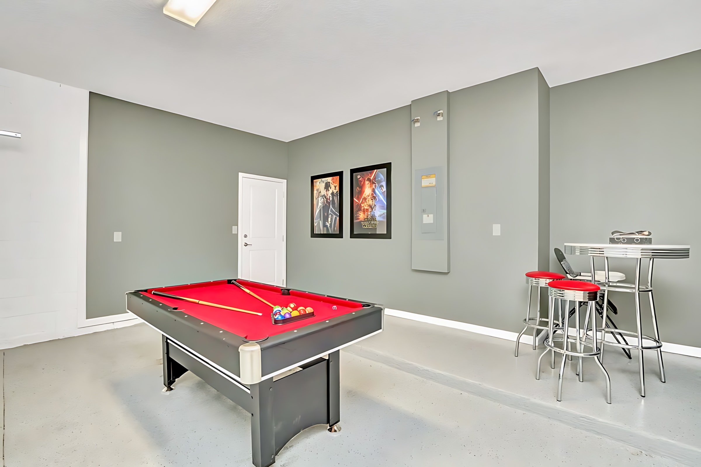 Private games room