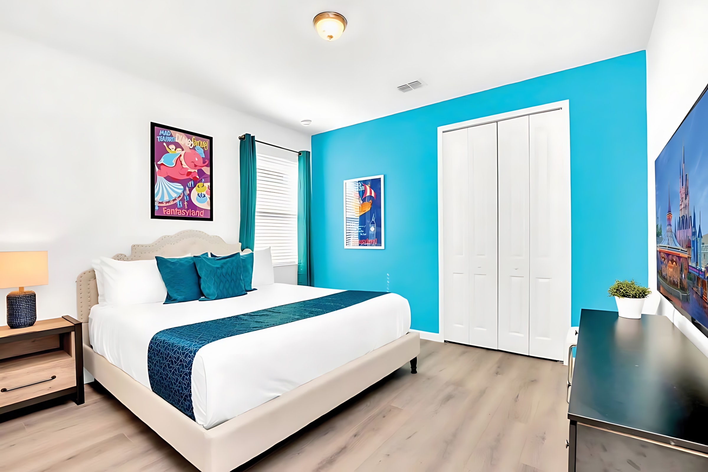 Fantasyland themed King bedroom.