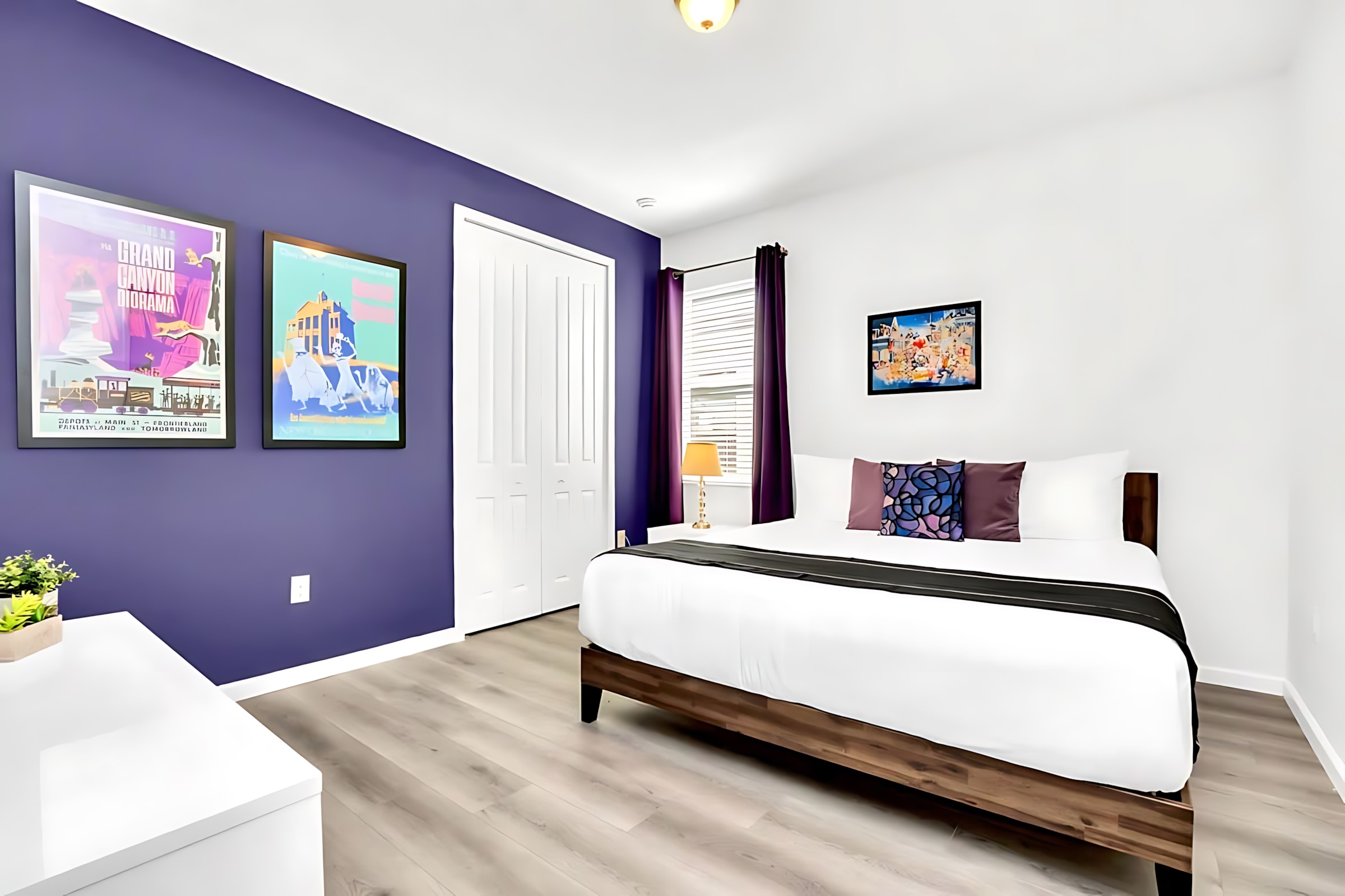 Liberty Square themed King bedroom.