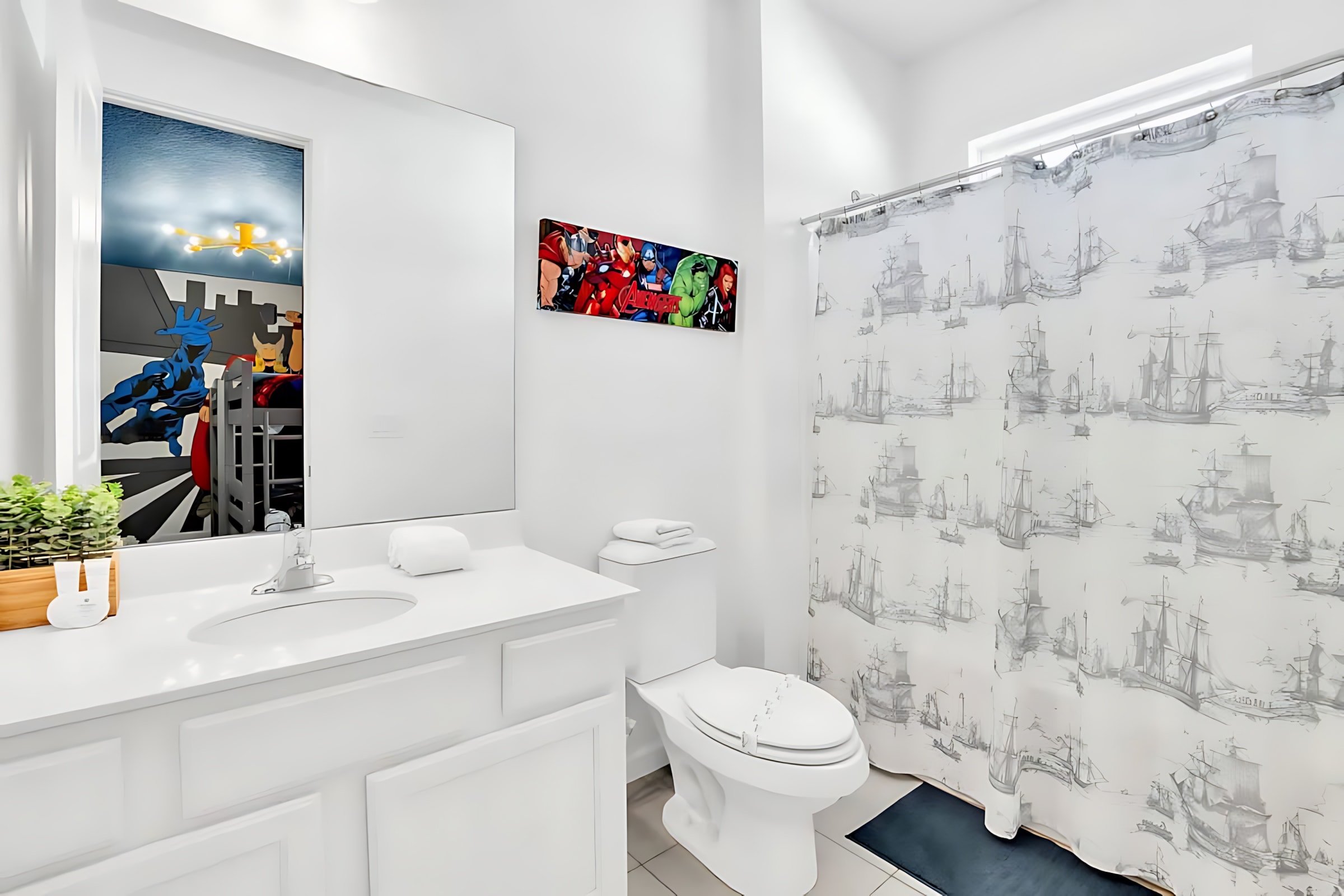 Marvel Suite Ensuite Bathroom