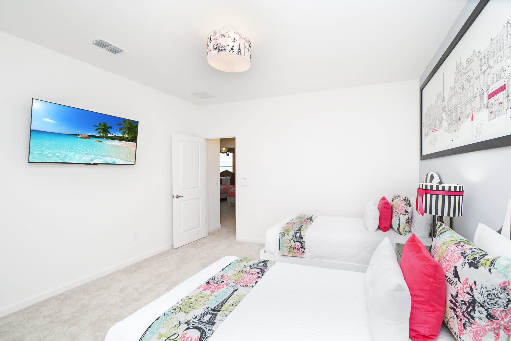 Paris Themed Bedroom