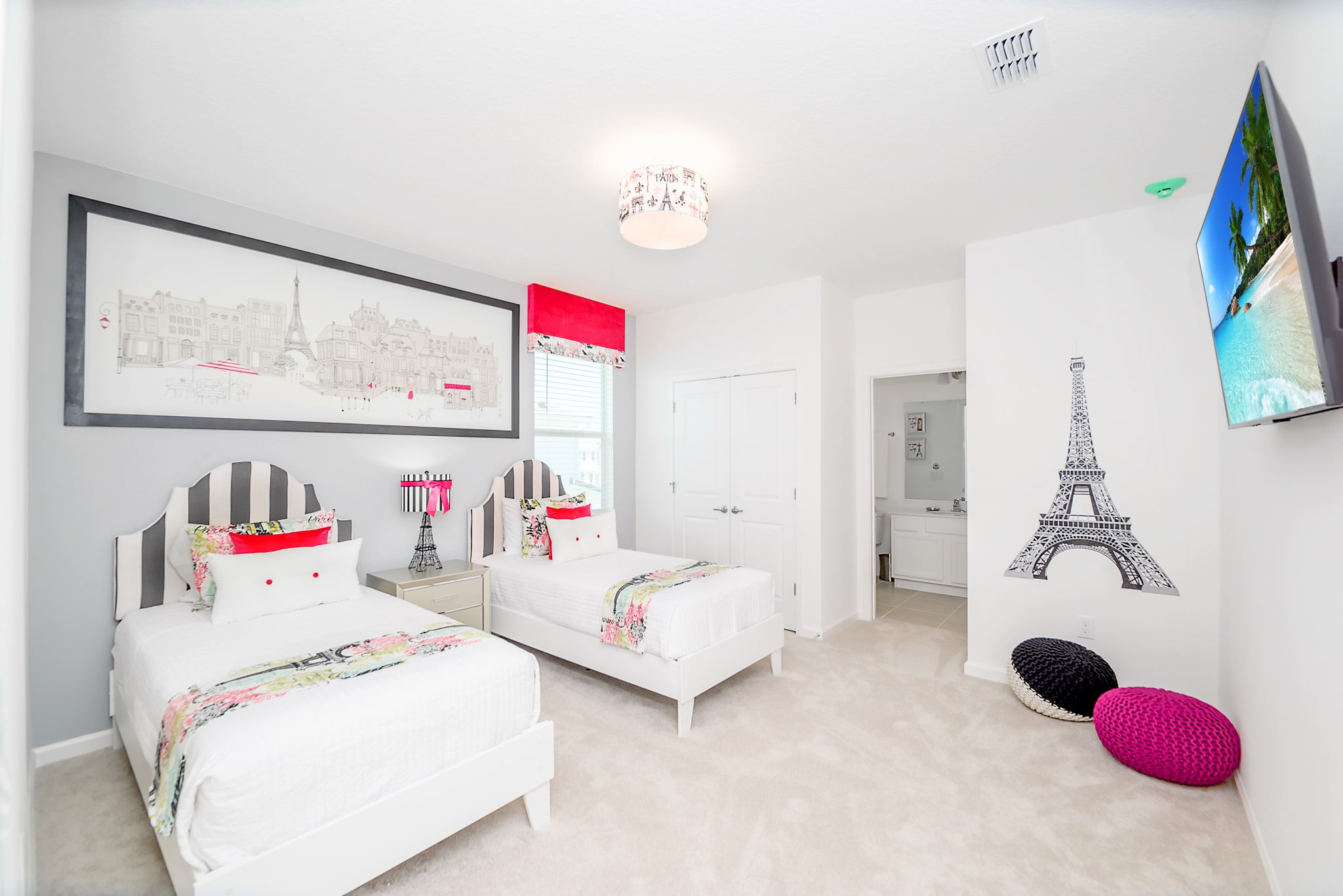 Paris Themed Bedroom