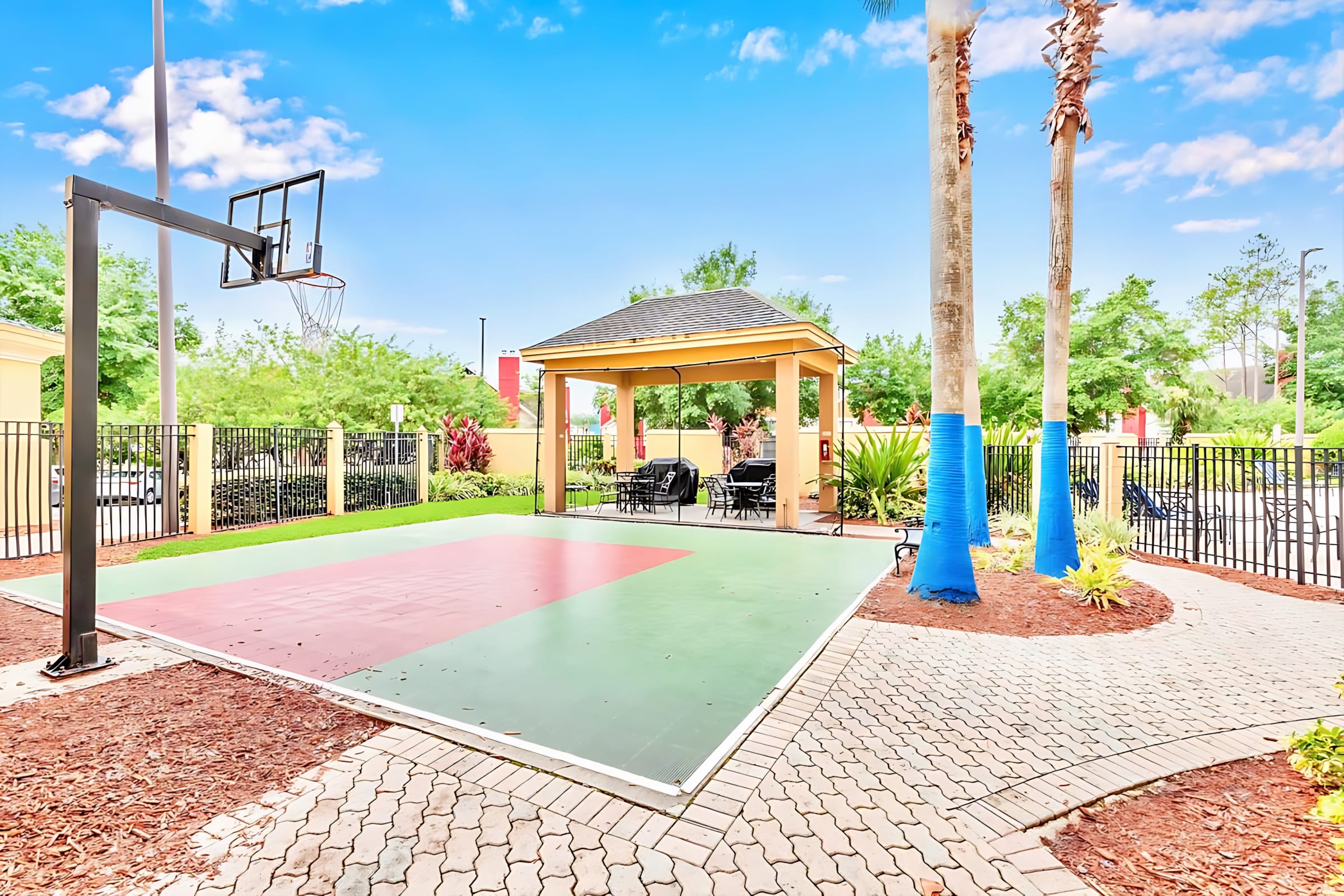 Outdoor sports court